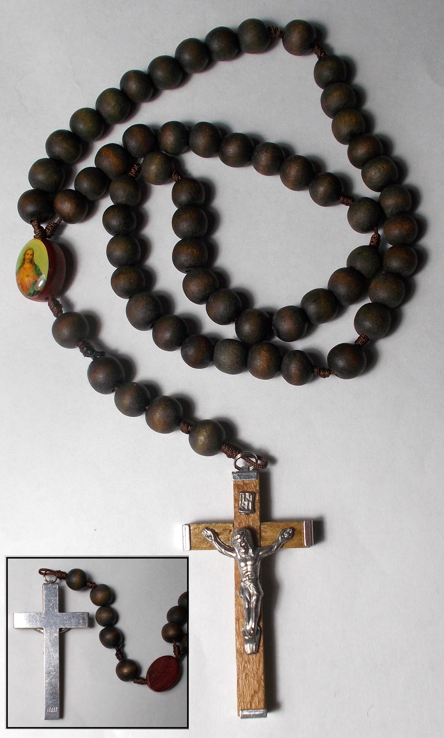 Cord - Wood Bead Rosary