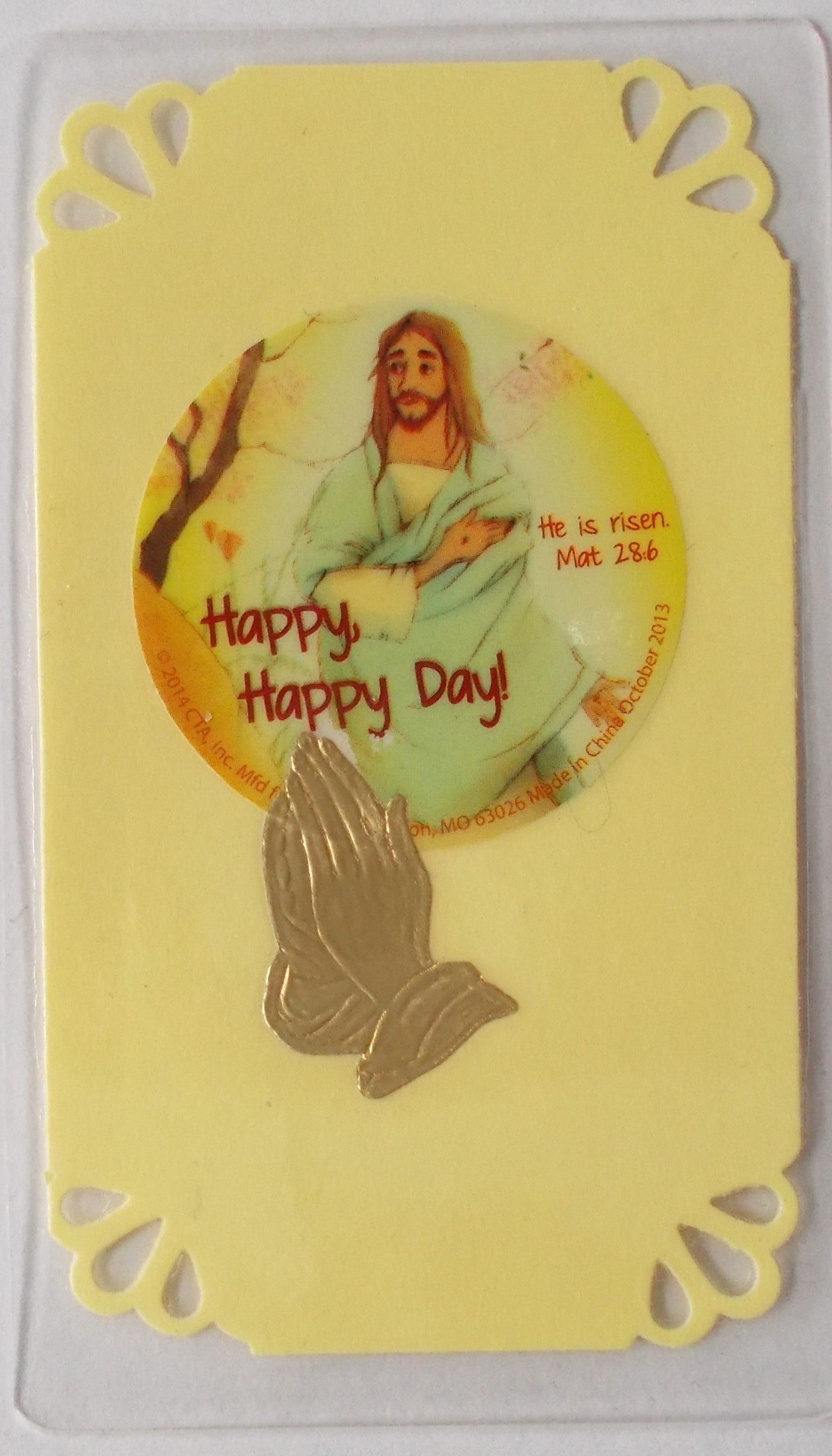 Easter Laminated Prayercard - Our Father