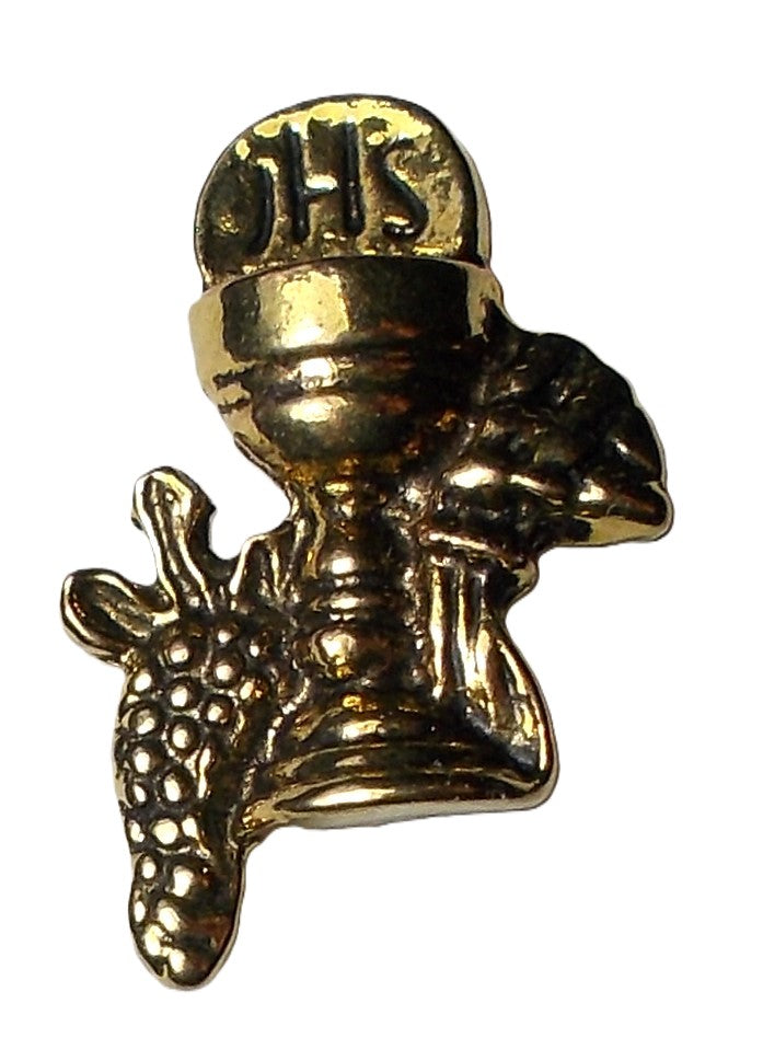 Holy Communion Lapel Pin / Prayercard