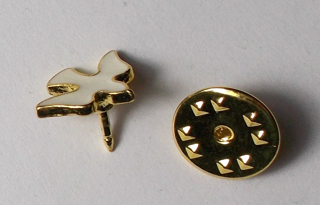 White Dove Lapel Pin - Individual or Bulk Package