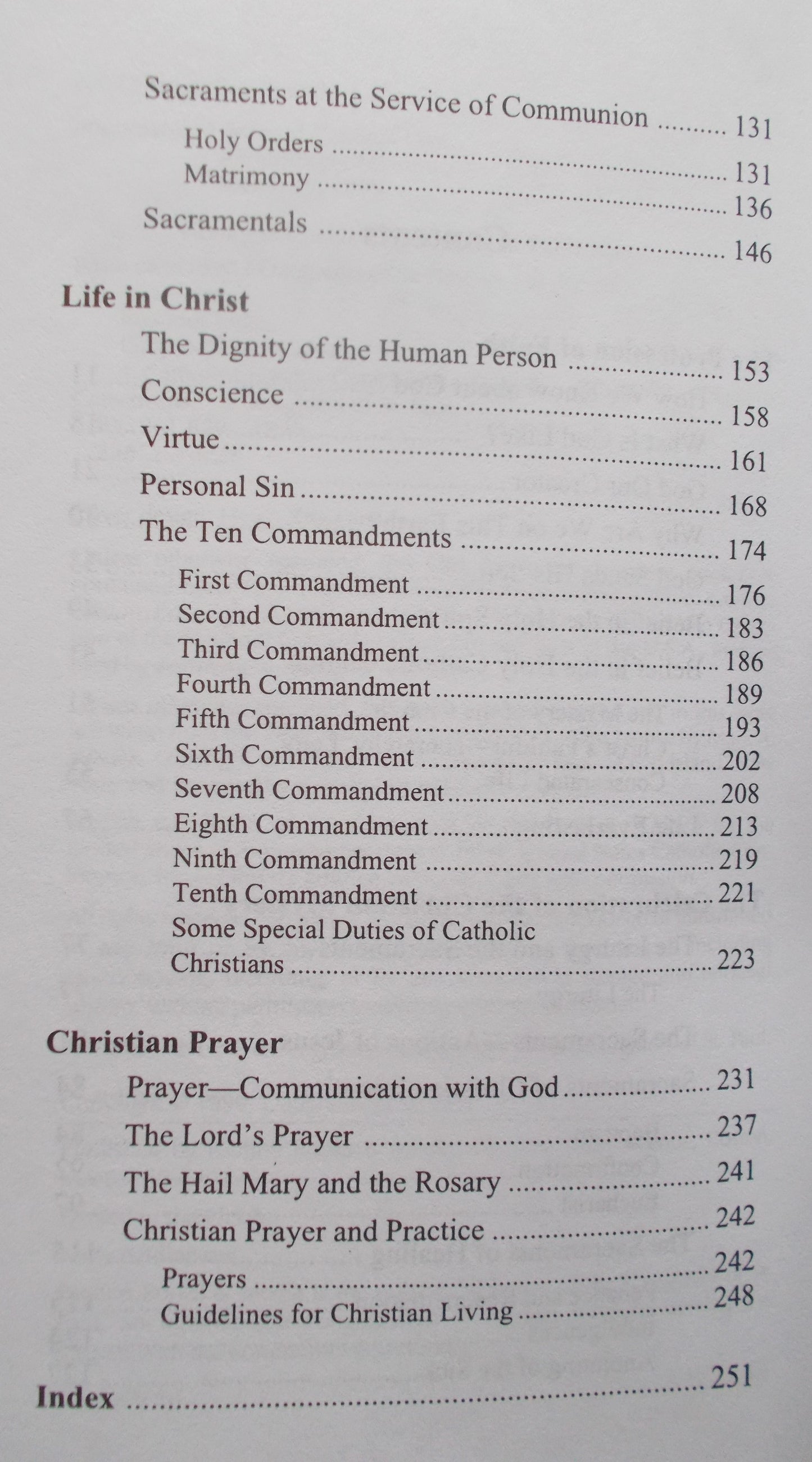 Basic Catechism : Creed, Sacraments, Morality, Prayer