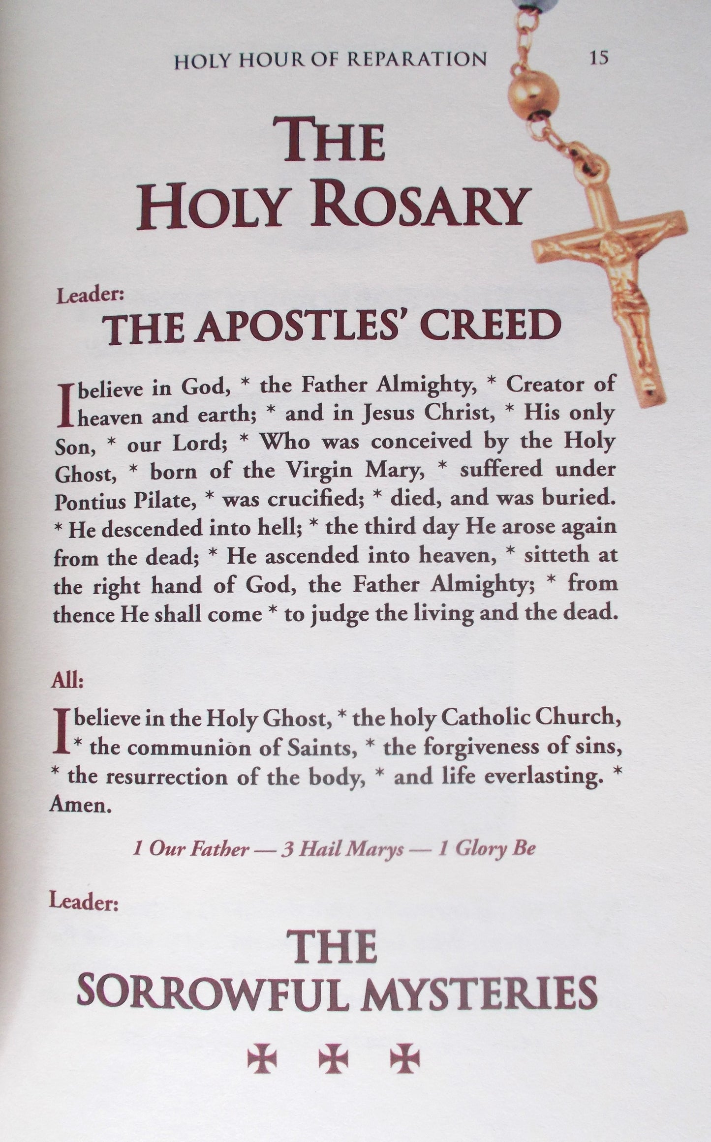 Holy Hour of Reparation