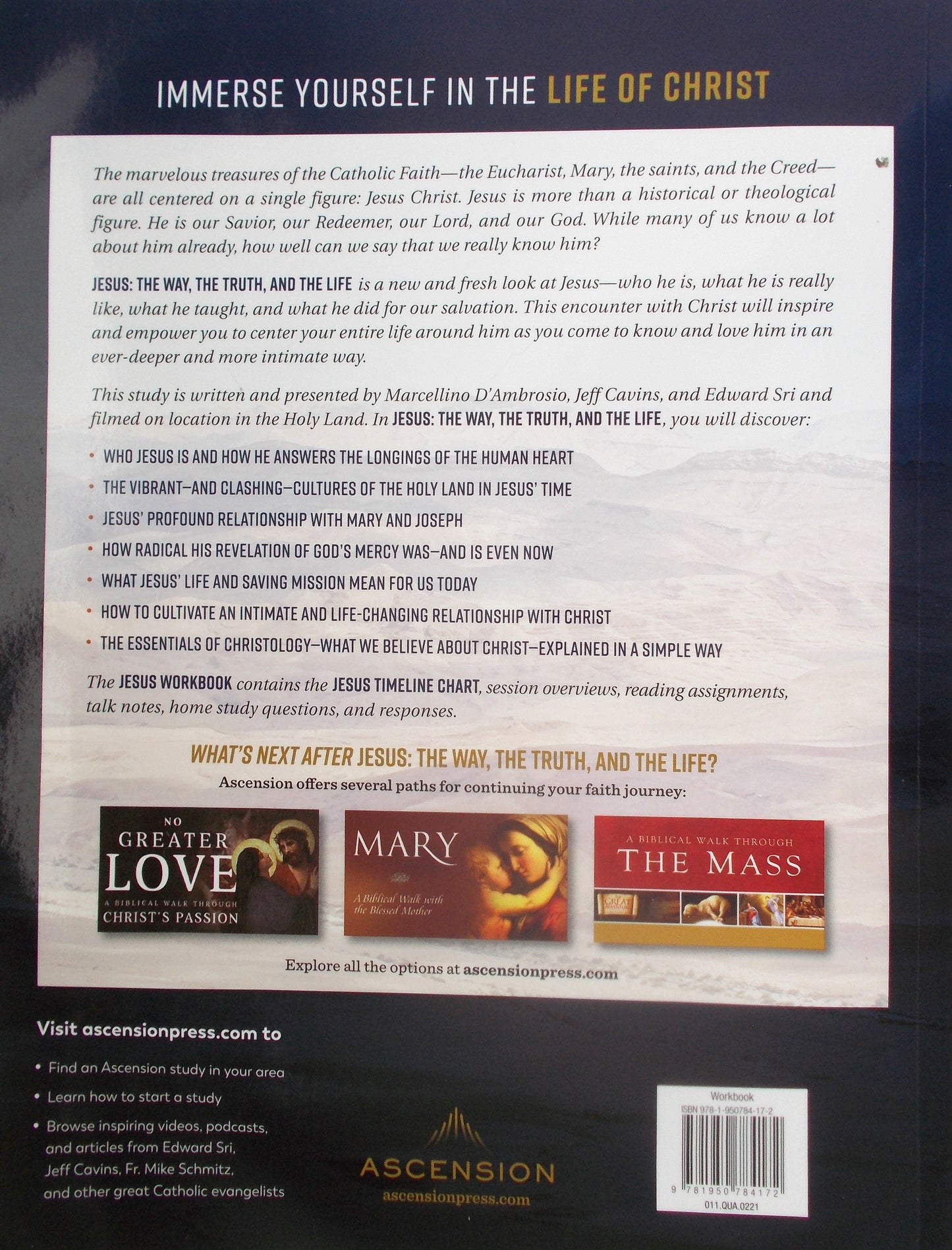 USED - Jesus - The Way, The Truth and the Life WORKBOOK