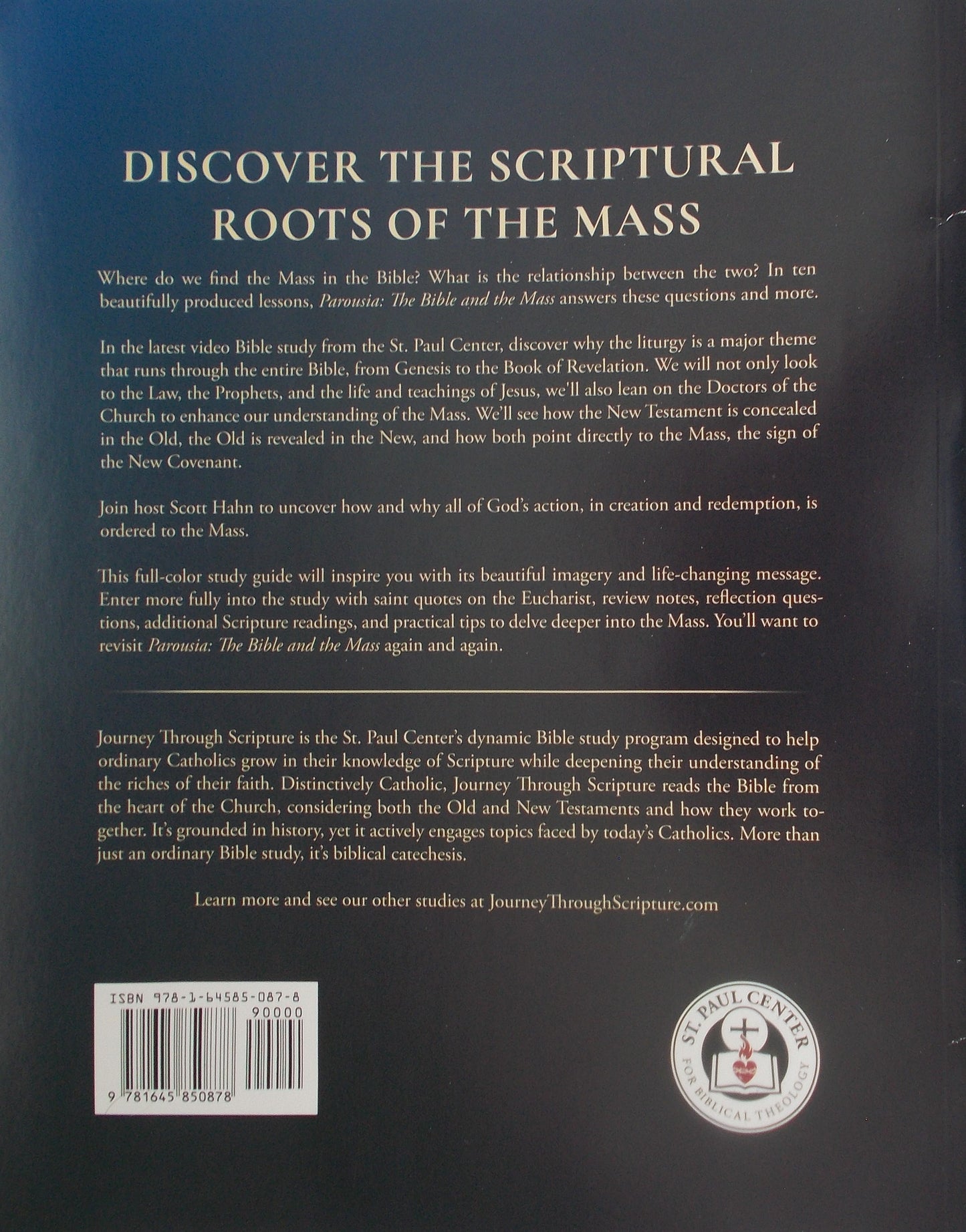 USED - Parousia - The Bible and The Mass - Journey Through Scripture - Study Guide