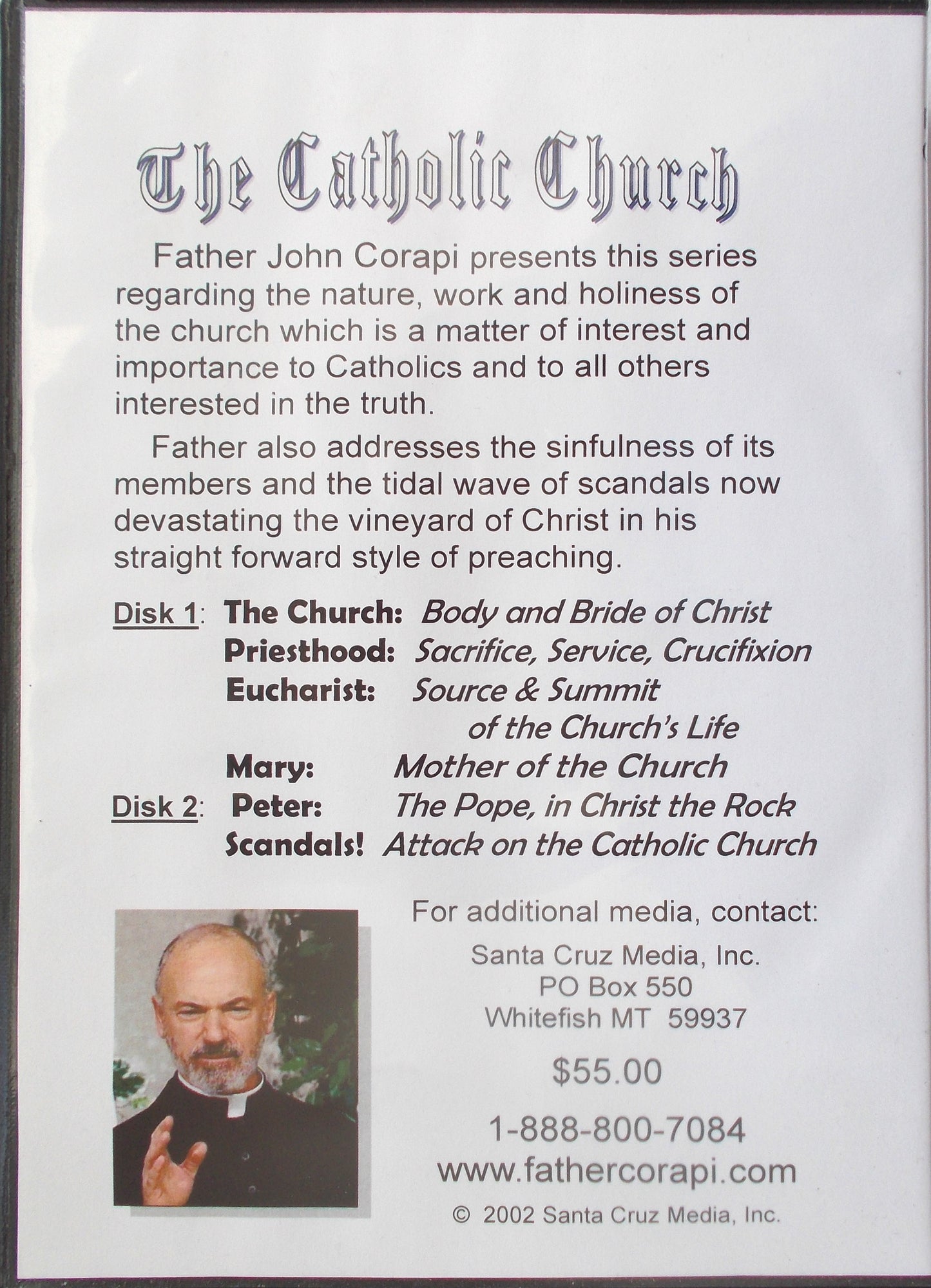 USED - The Catholic Church - A Series of 6 Talks on 2 DVDs