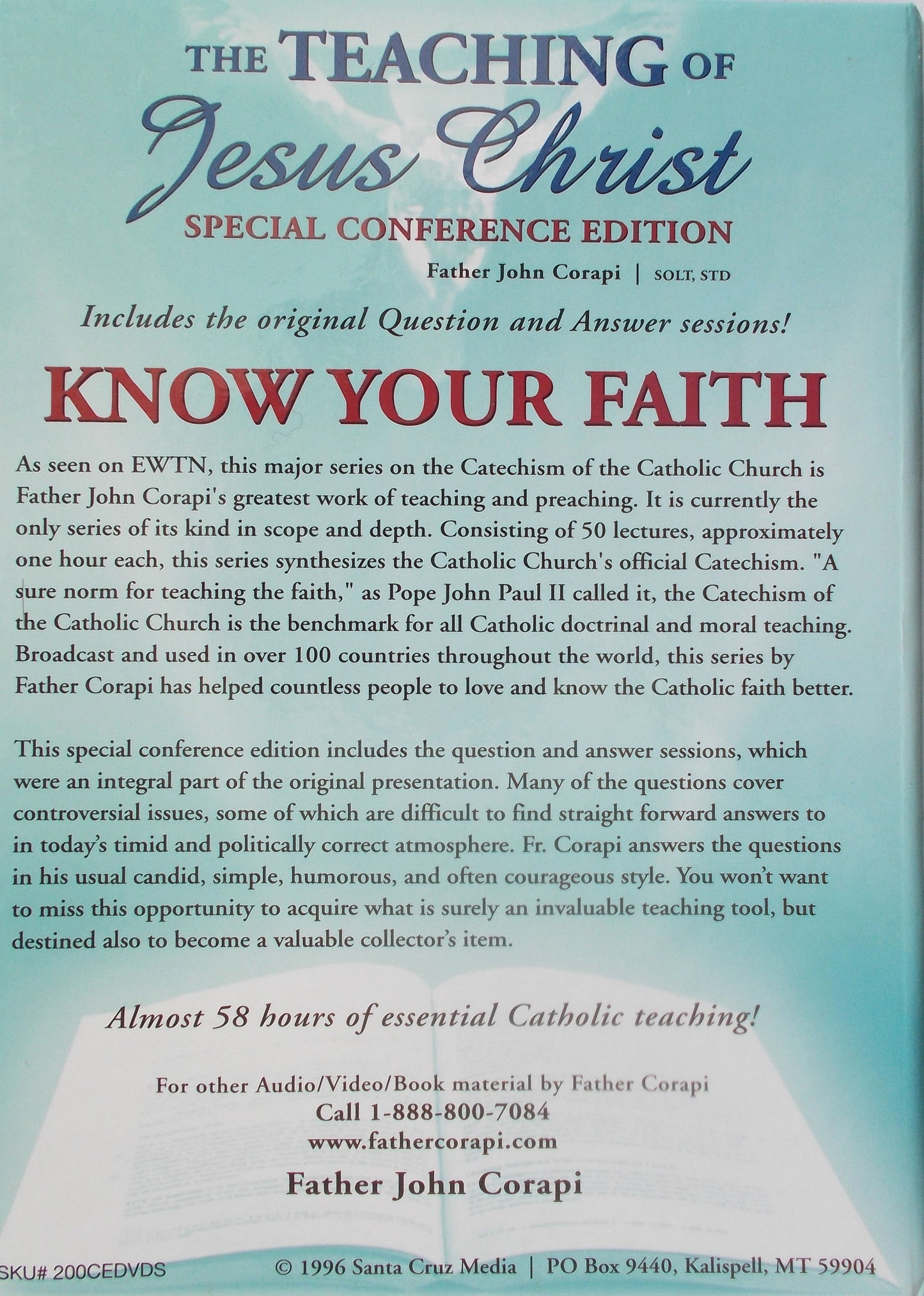 USED - Teaching of Jesus Christ Special Conference Edition DVD