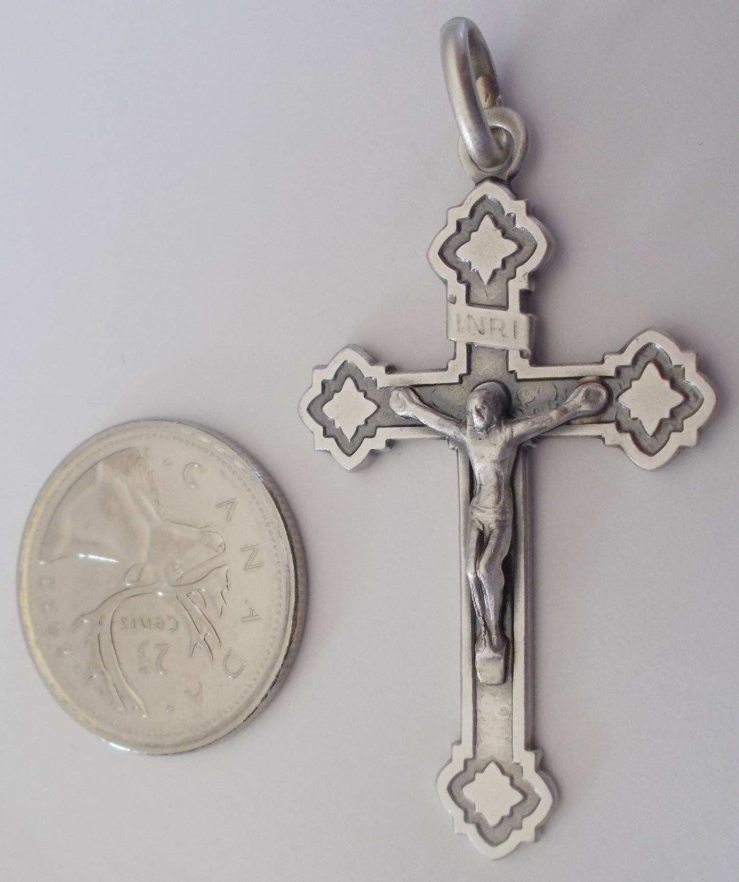 Crucifix - Large Renaissance Sterling Silver