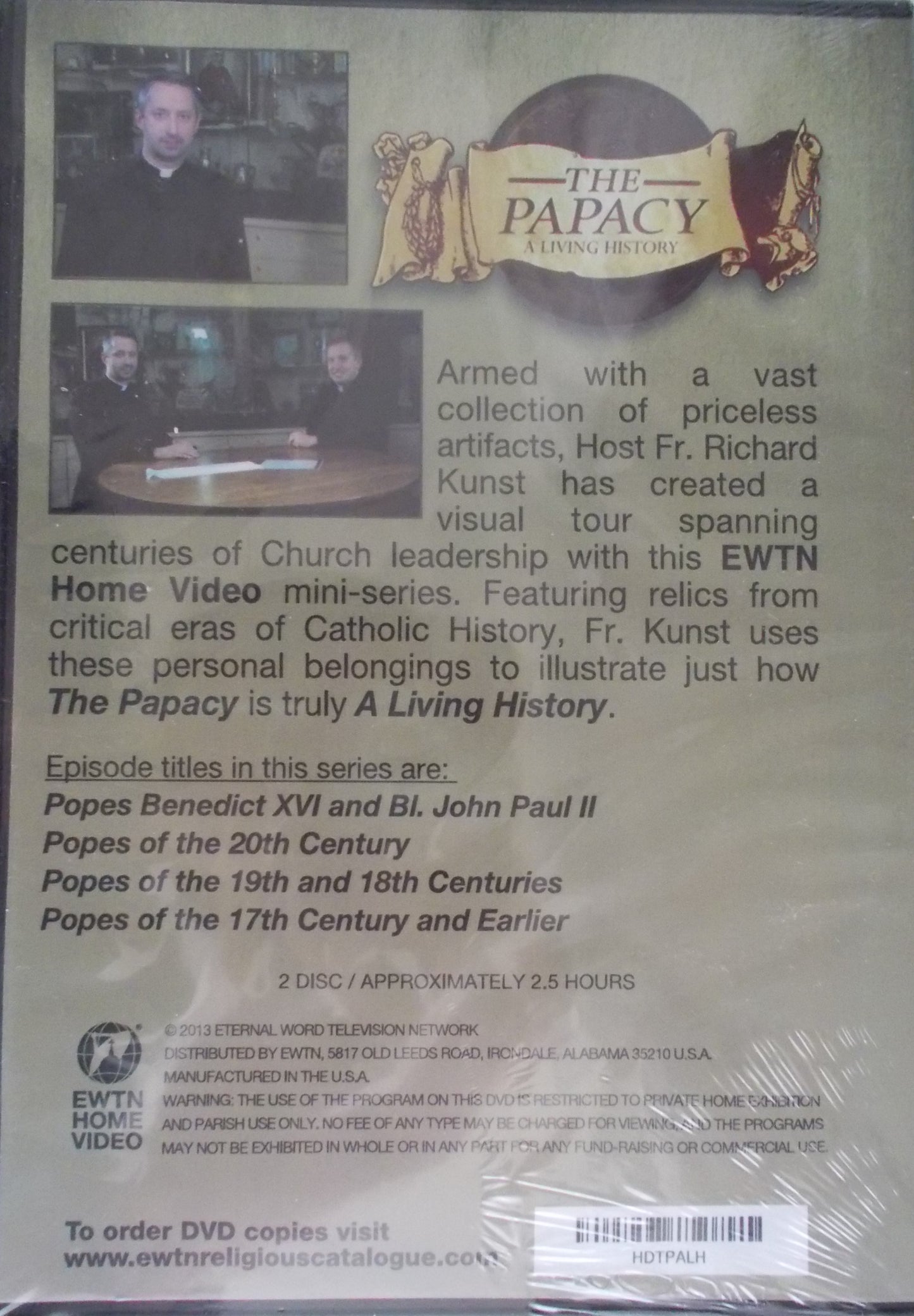 The Papacy - A Living History DVD