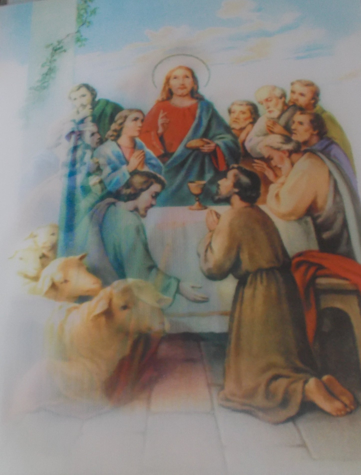 3D Picture Last Supper / Good Shepherd - Clearance 10 x 13