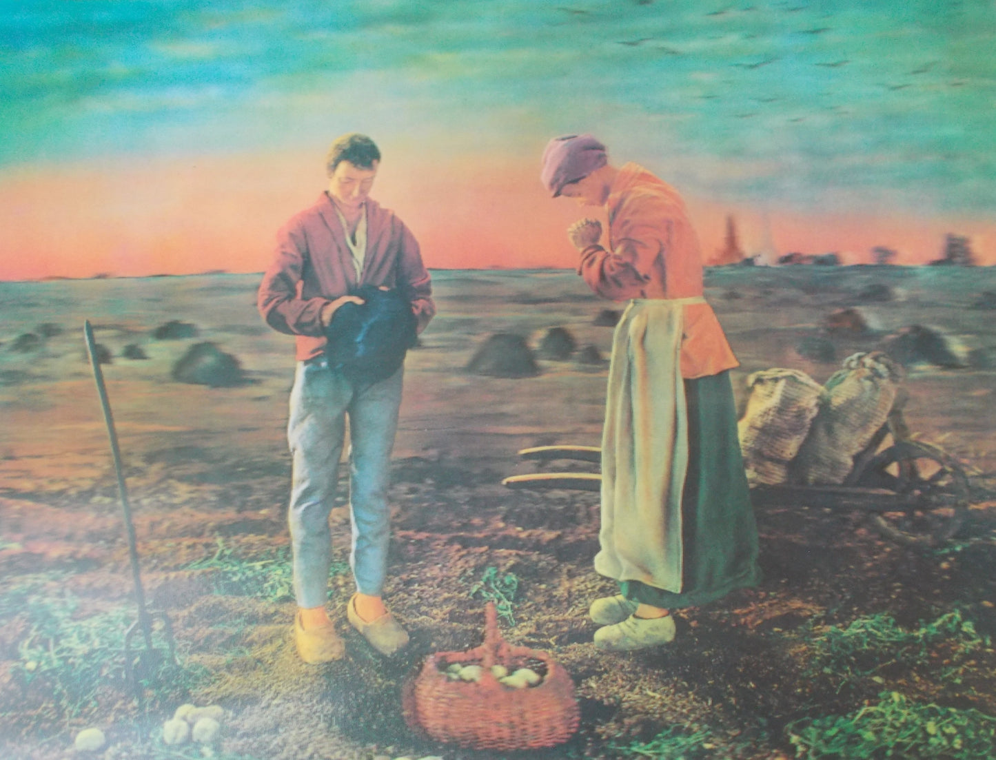 3D The Angelus Noon Prayer Picture - 10 x 13