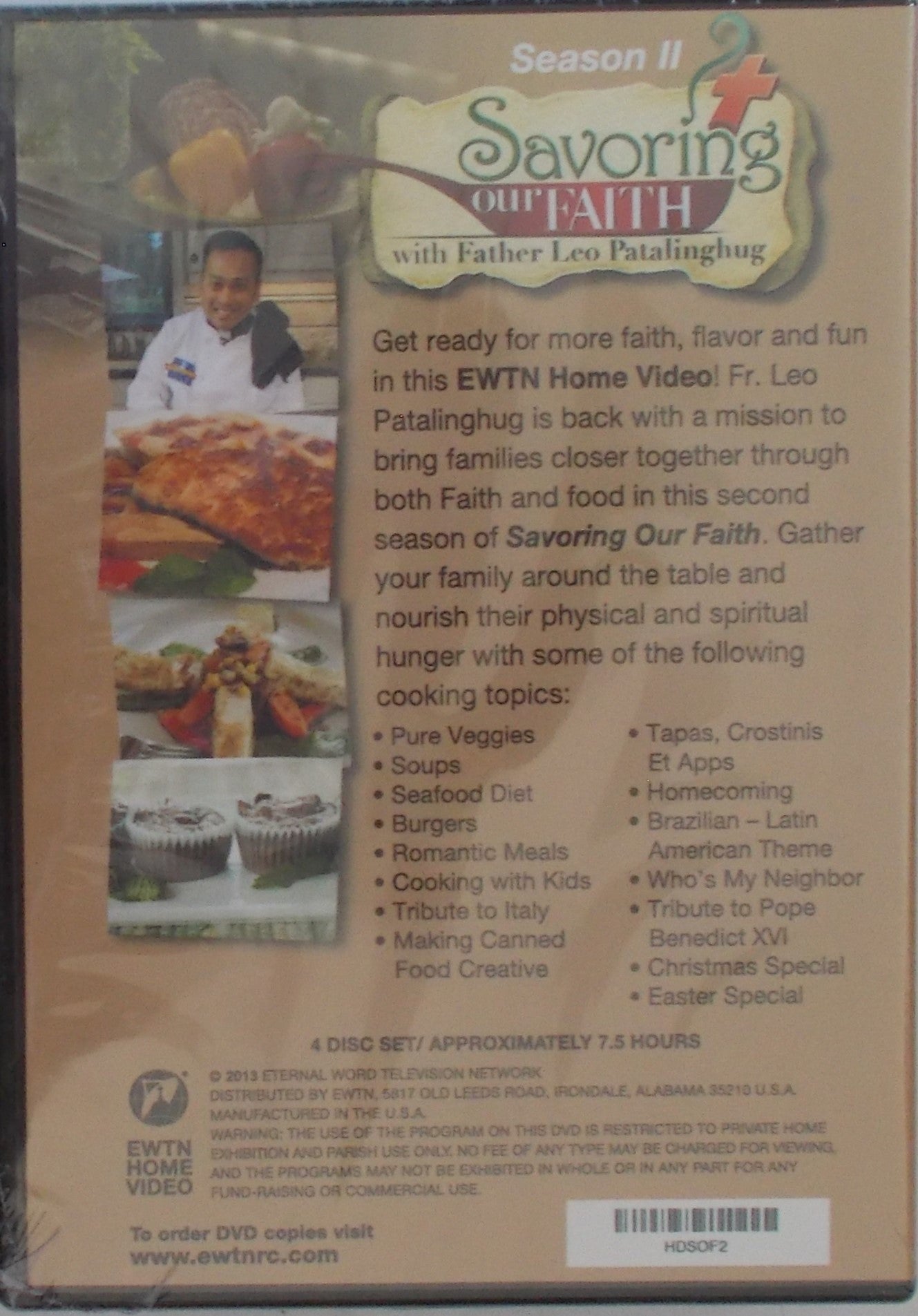 USED - Savoring Our Faith with Father Leo Patalinghug DVDs