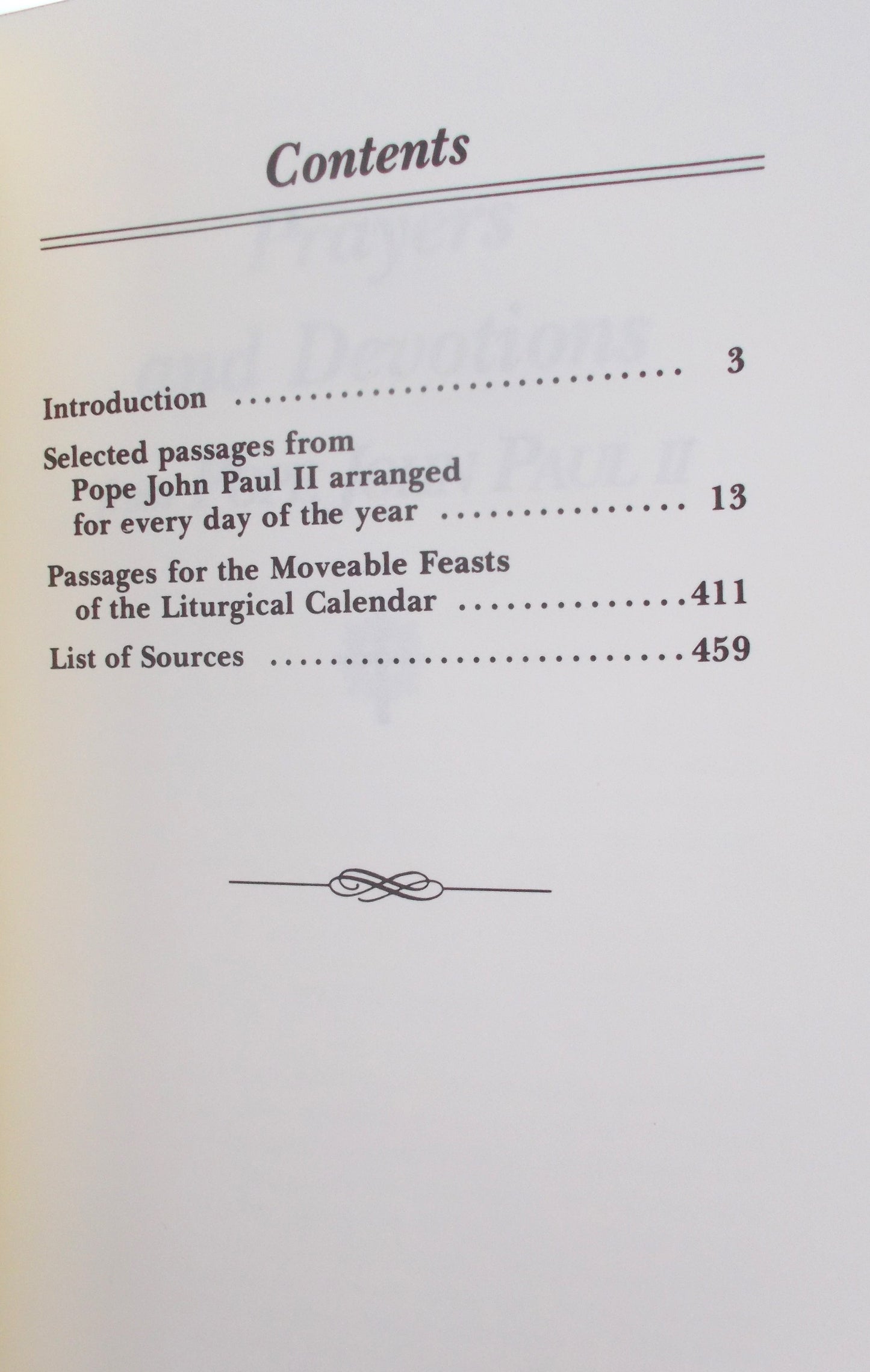 Used - Prayers and Devotions: 365 Daily Meditations from Pope John Paul II - hardcover