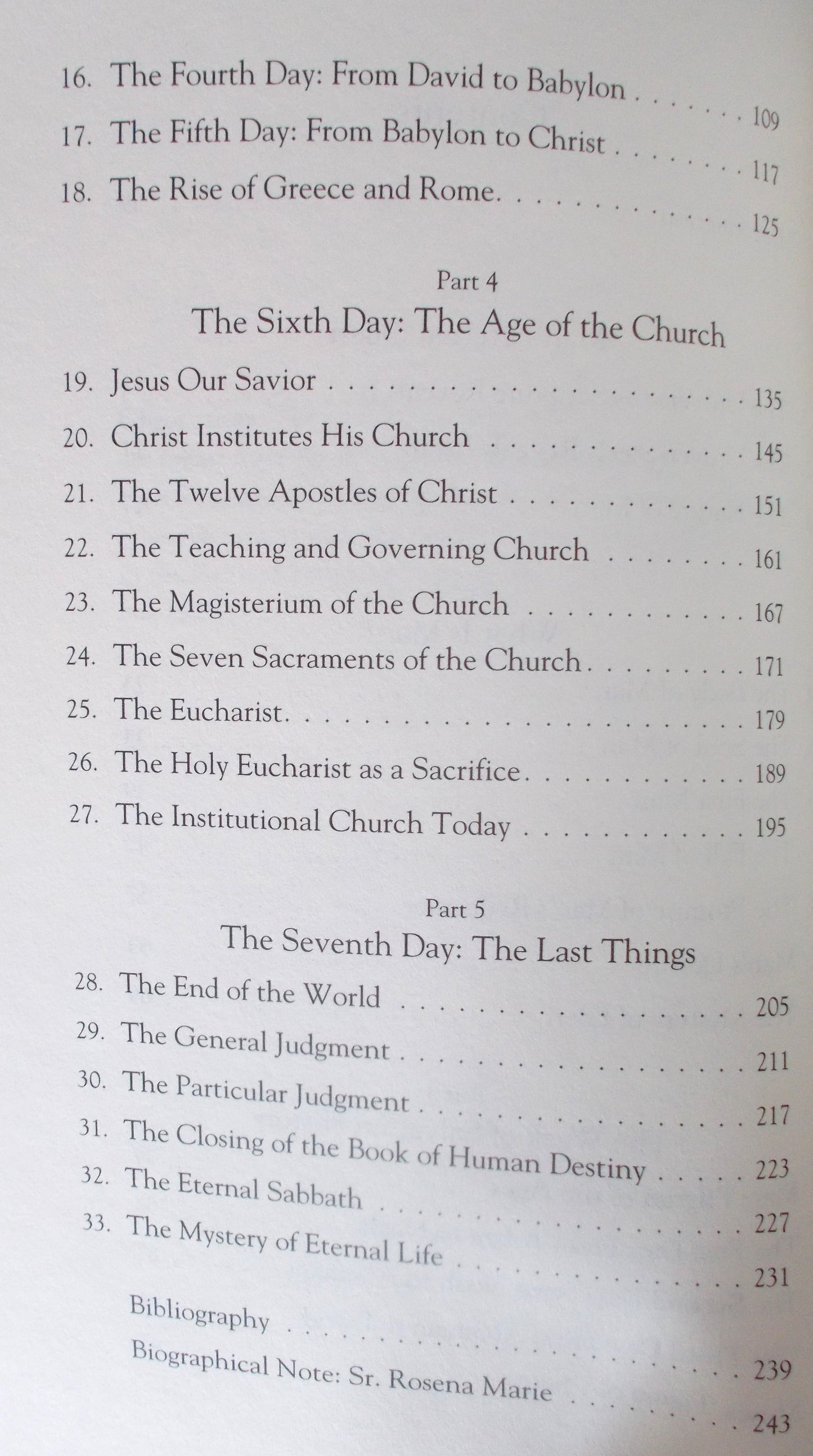 The Mystery & Destiny of the Church : God's Plan for Our Salvation