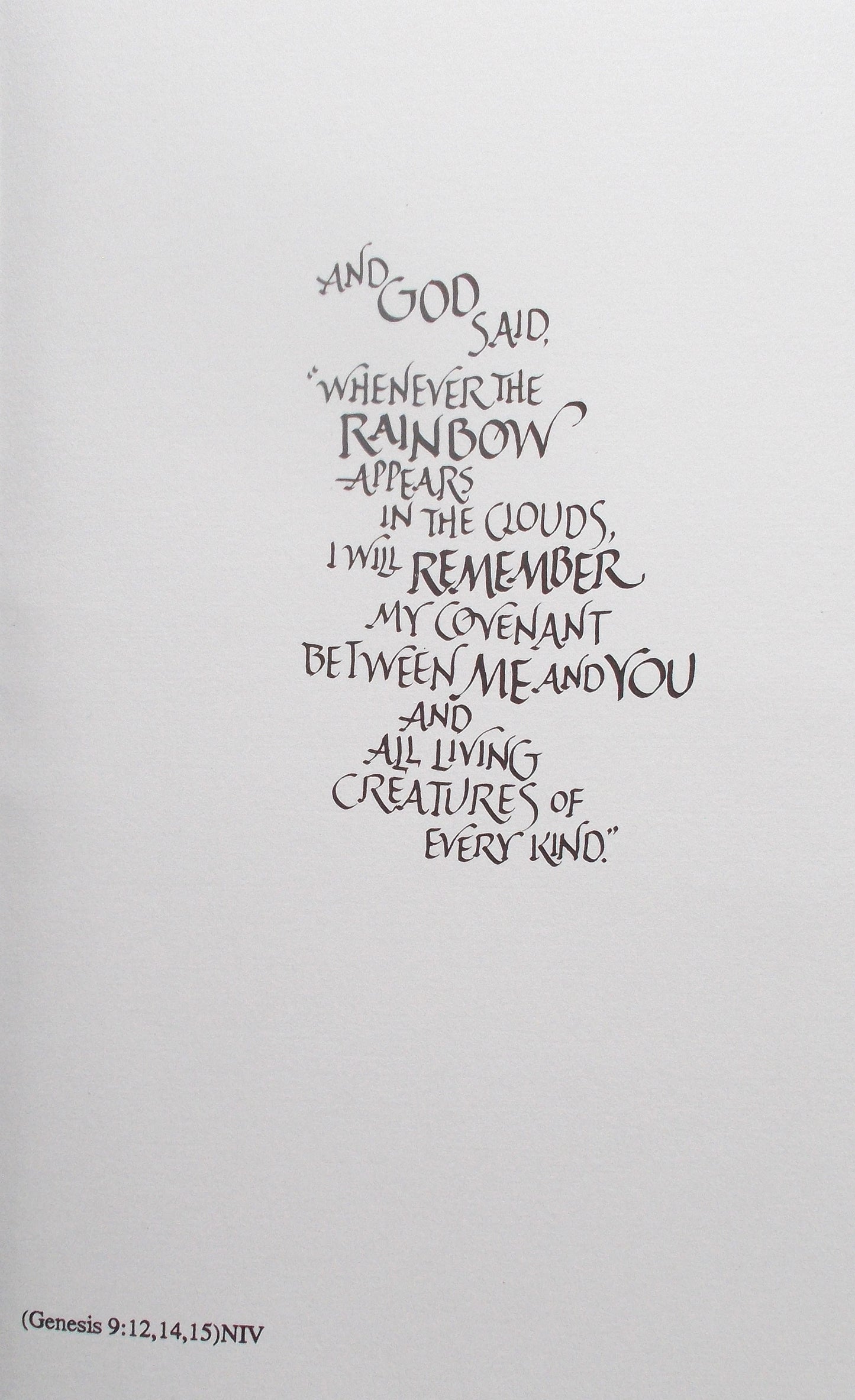 Brighten Your Day Scriptural Greeting Card