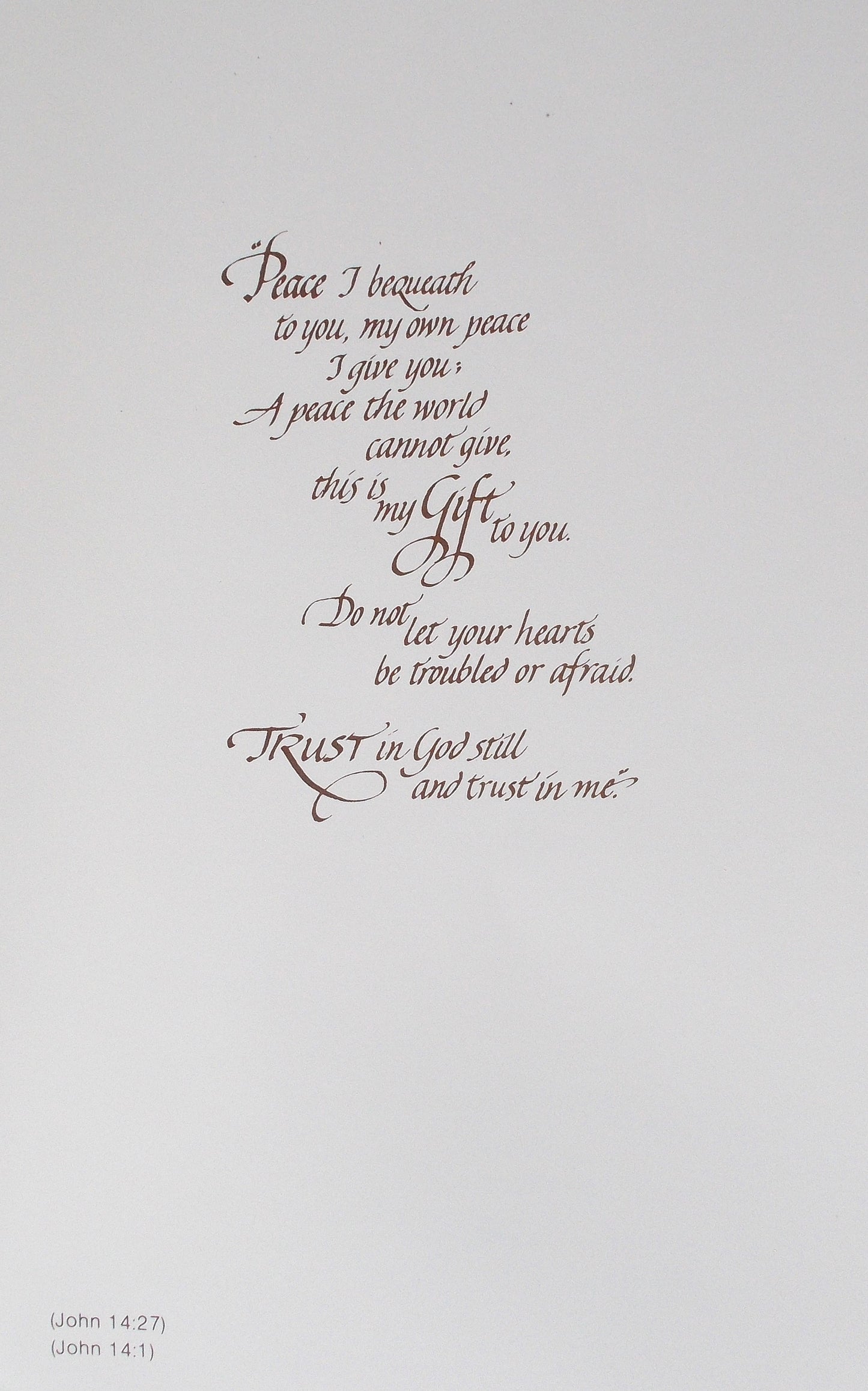 Sympathy Scriptural Greeting Card