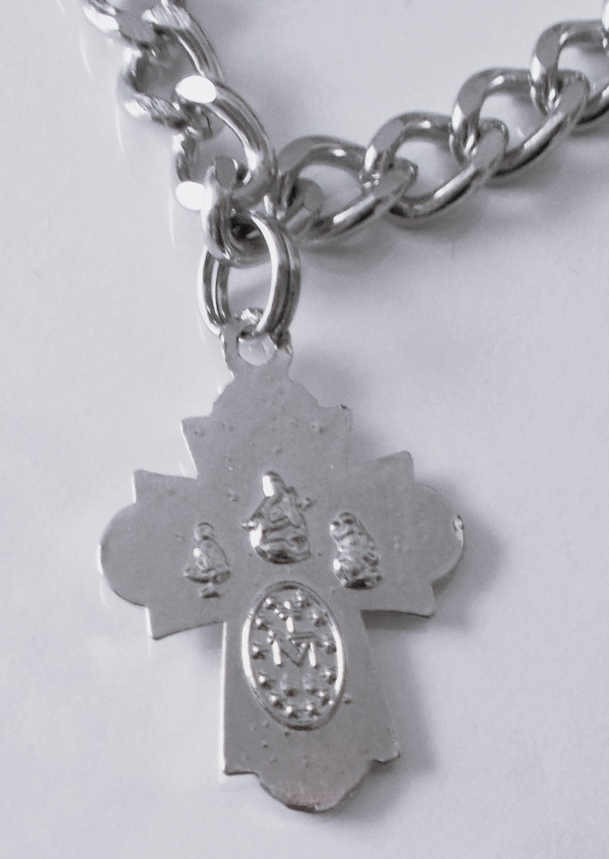 Bracelet with Confirmation Prayercard - 5 way Cross