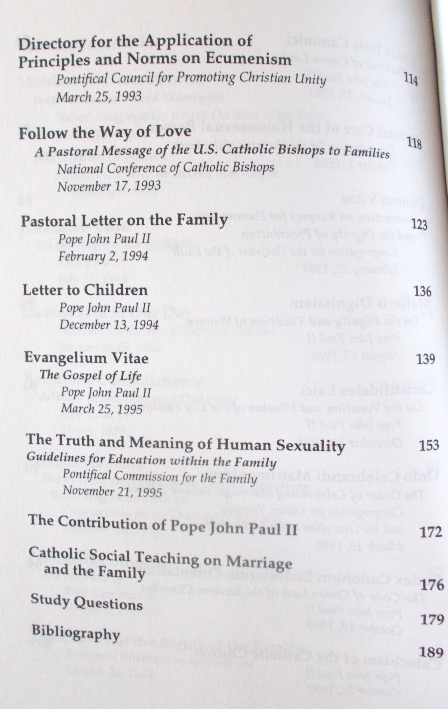 On Life and Love - A Guide to Catholic Teaching on Marriage and Family