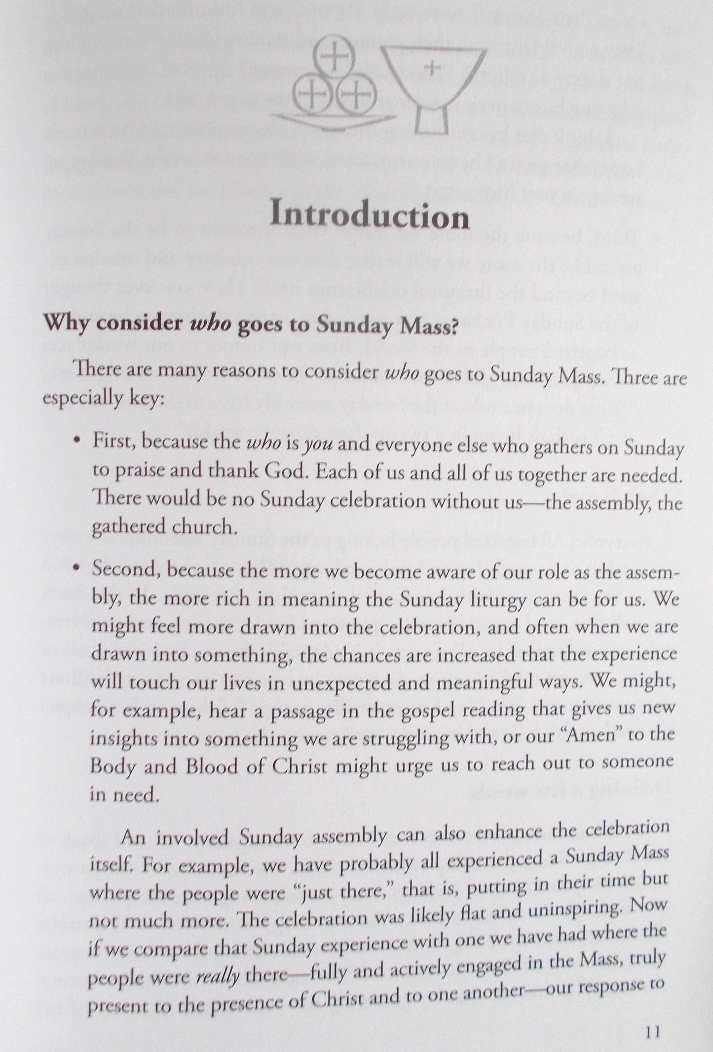 Sunday Mass : Our Role and Why It Matters
