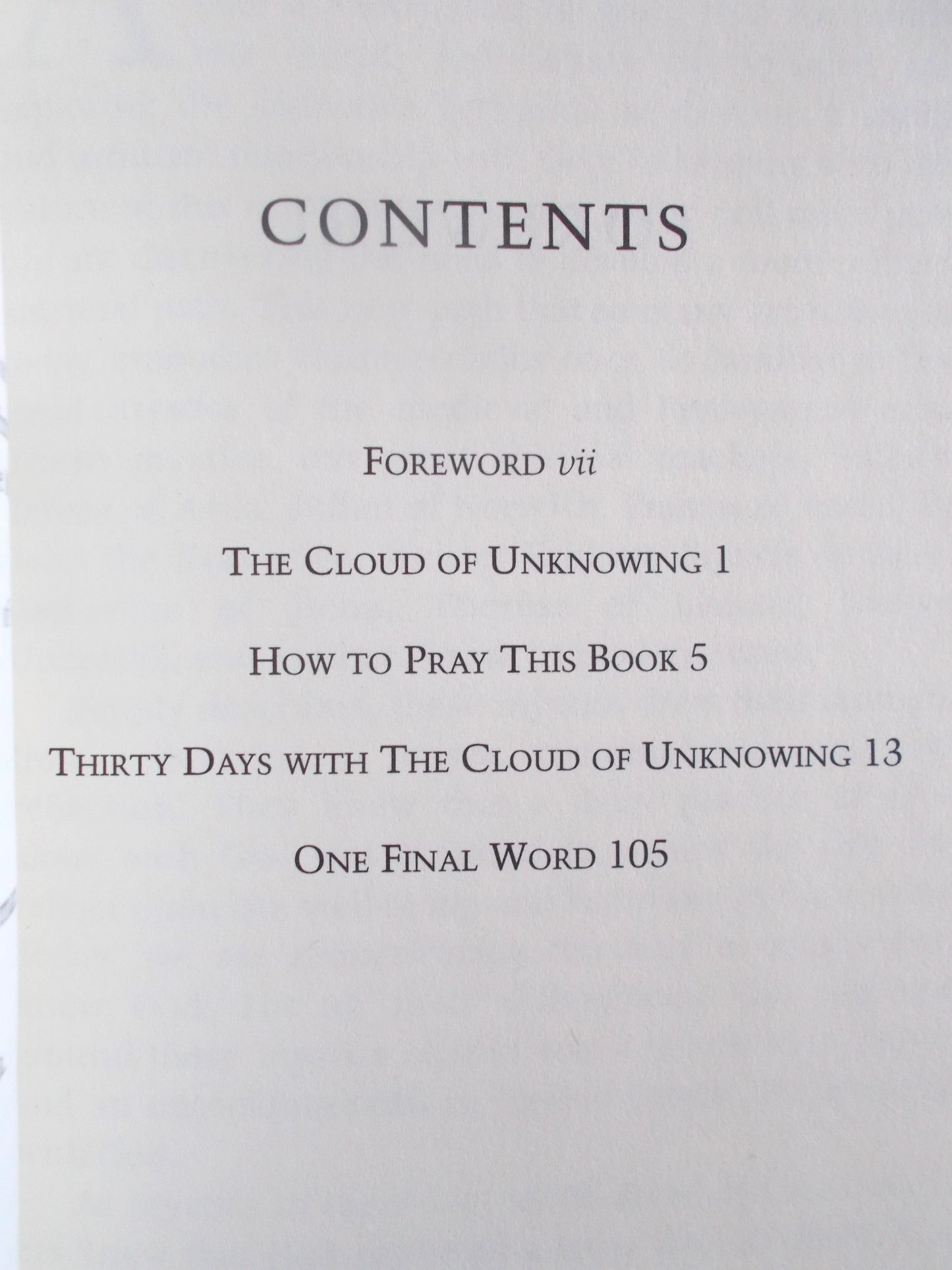 The Cloud of Unknowing : Where Only Love Can Go