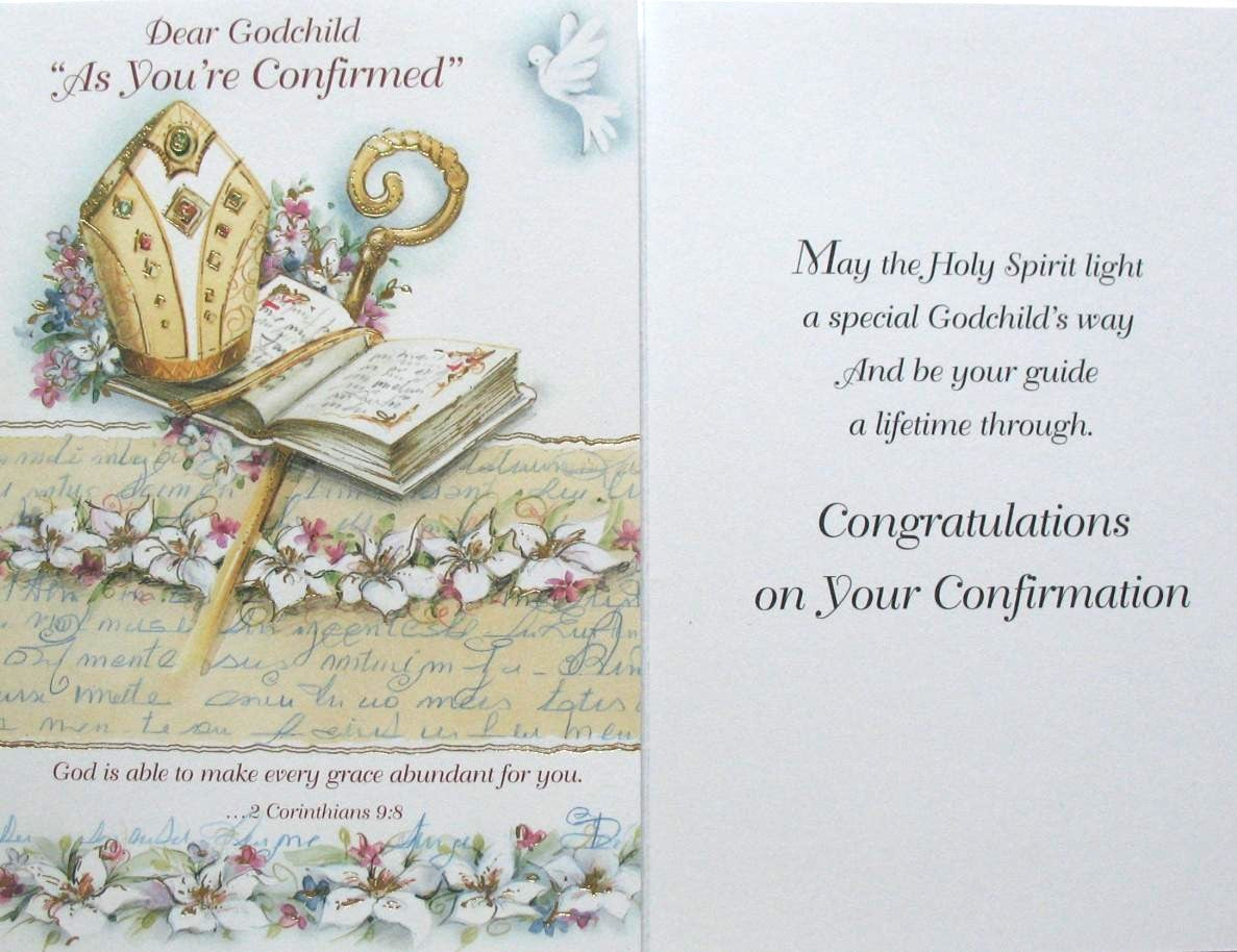 Confirmation - To Godchild