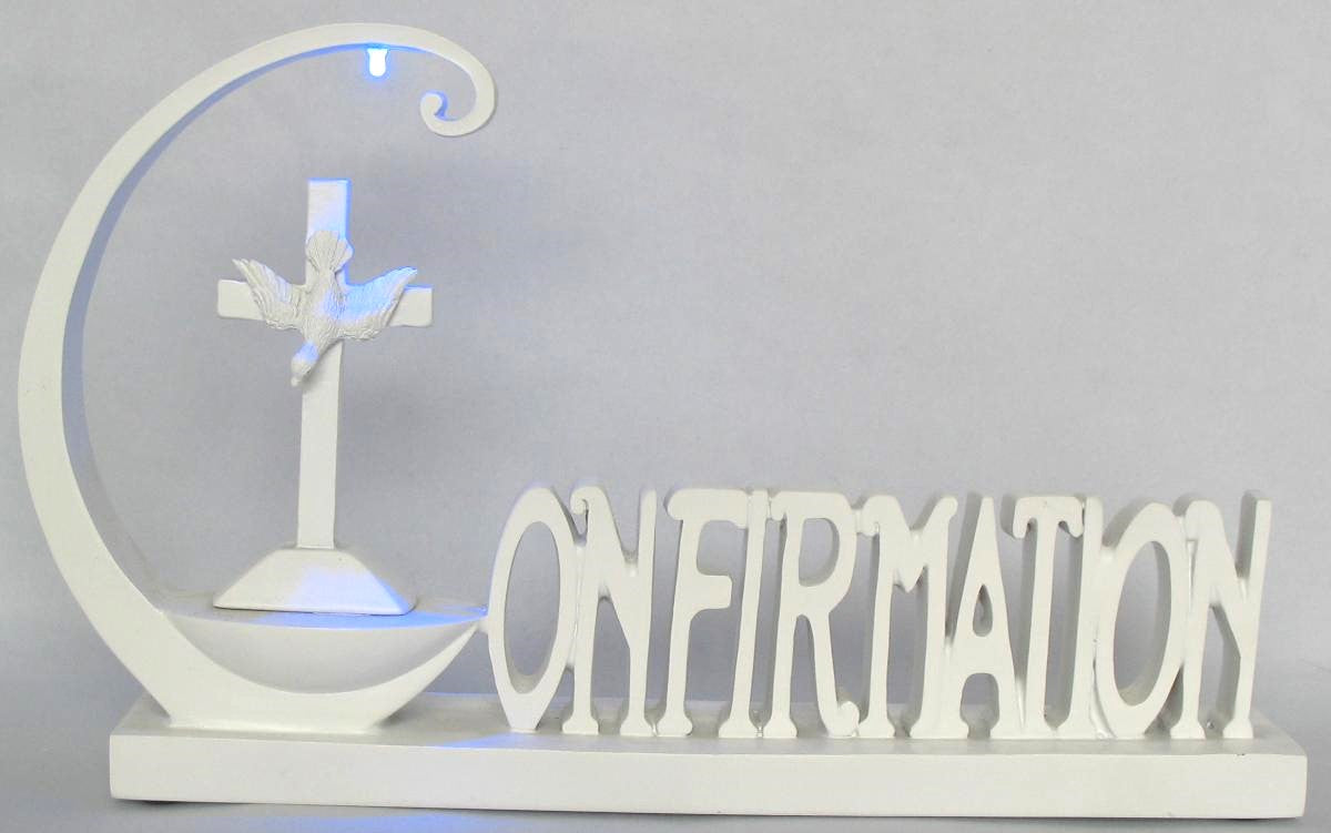 Lighted Confirmation Figurine