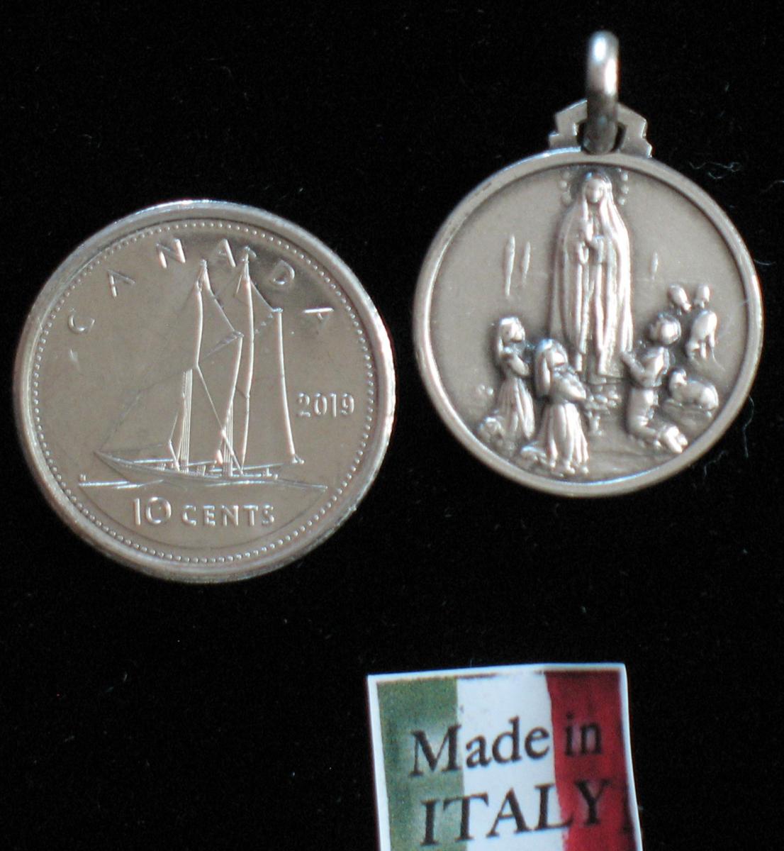 Our Lady of Fatima - Sterling Silver Medal