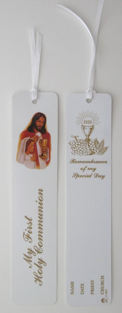 My First Holy Communion Remembrance Bookmark