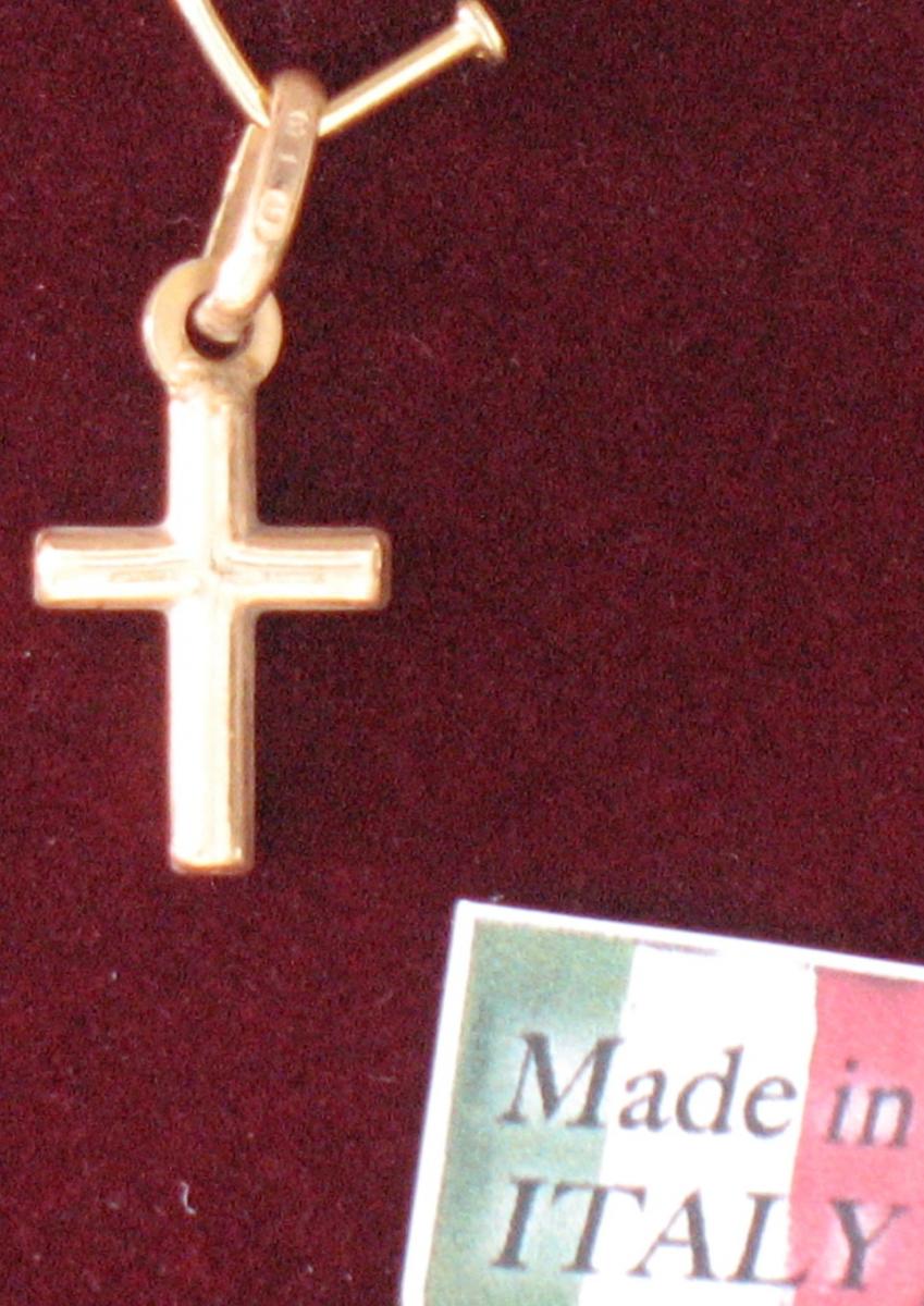 10k Gold Small Cross