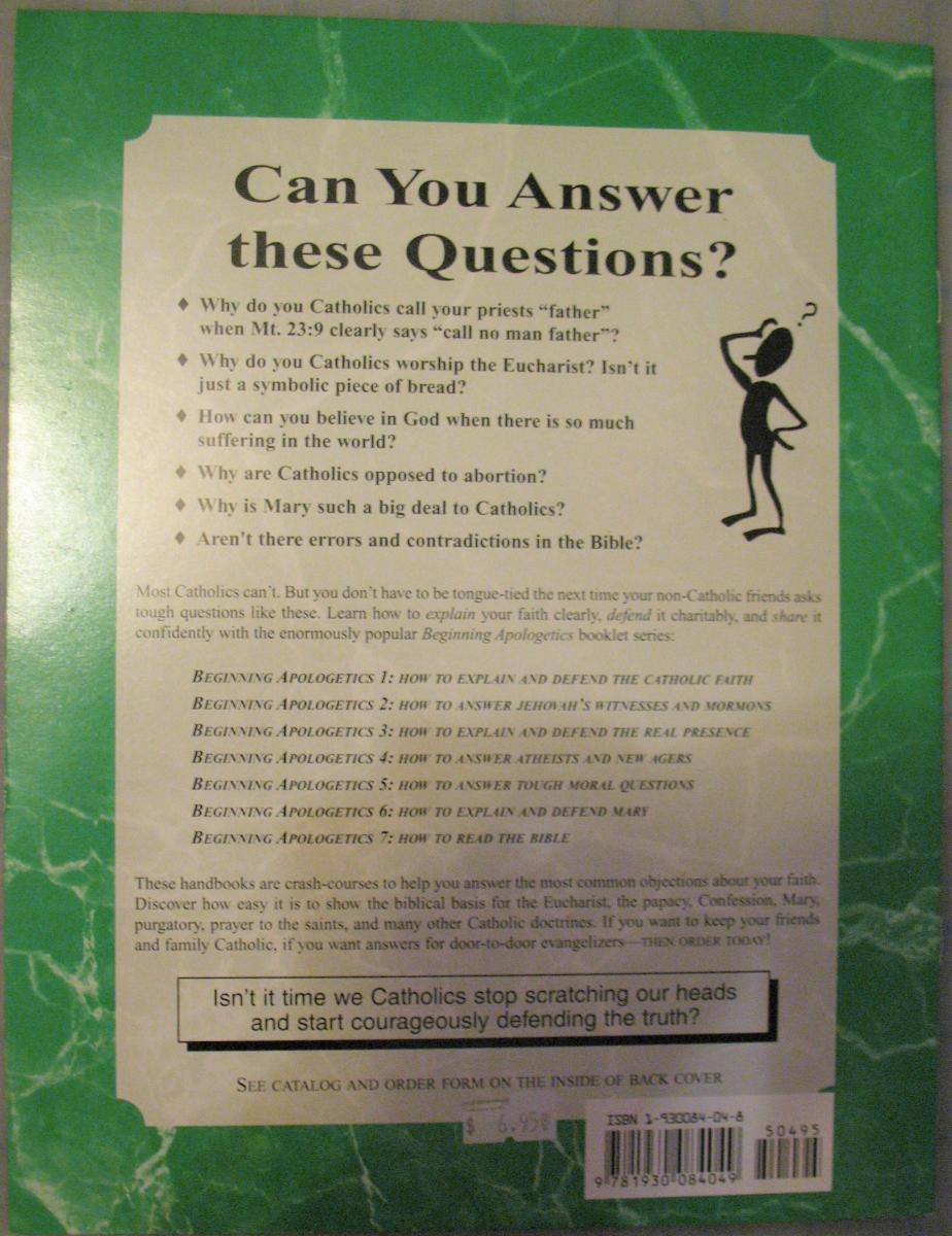 Study Guide for Beginning Apologetics 1