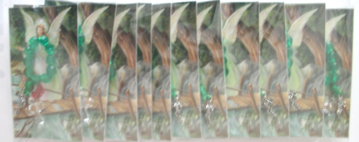 15 Gift Packages- Guardian Angel Prayercard & One-decade rosary