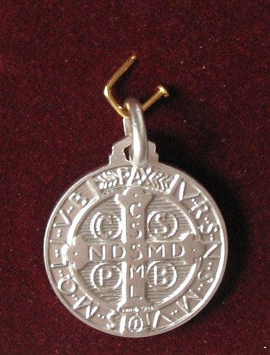 St. Benedict - Sterling Silver Medal