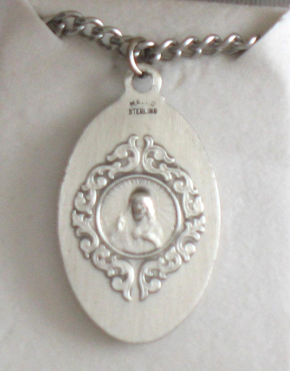 Our Lady of Guadalupe - Sterling Silver Medal with Chain