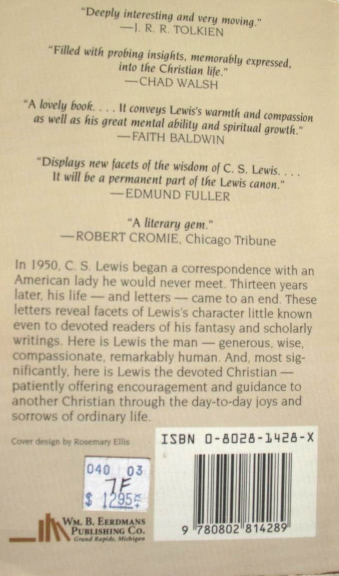 Letters to an American Lady