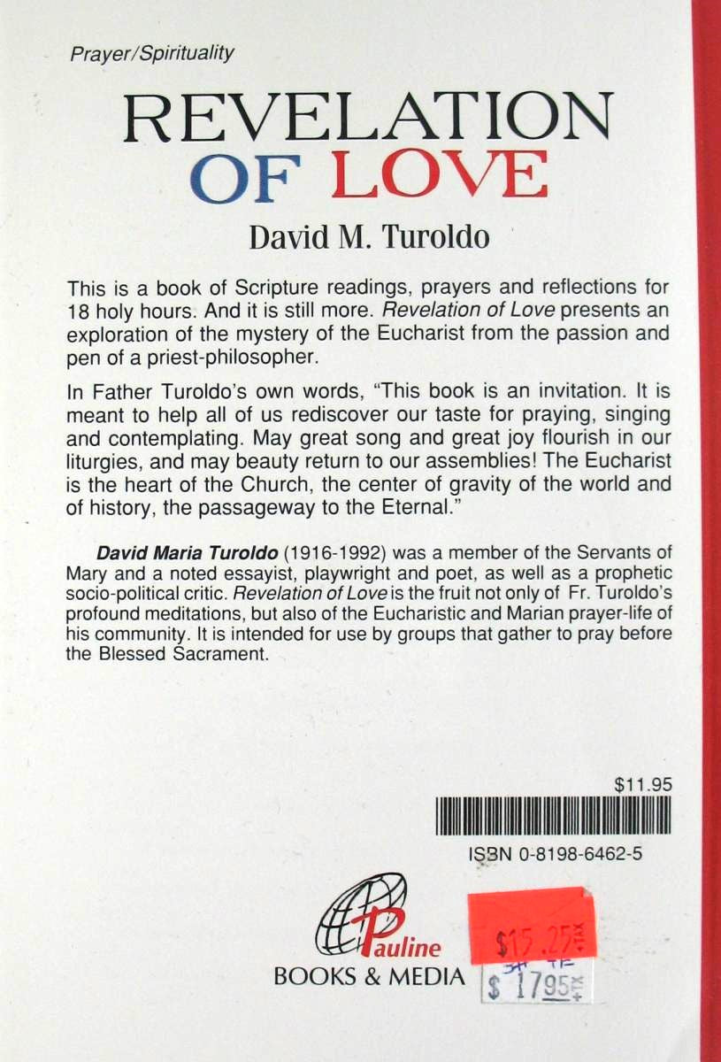 Revelation of Love - Scripture, Prayers and Reflections for Eucharistic Adoration