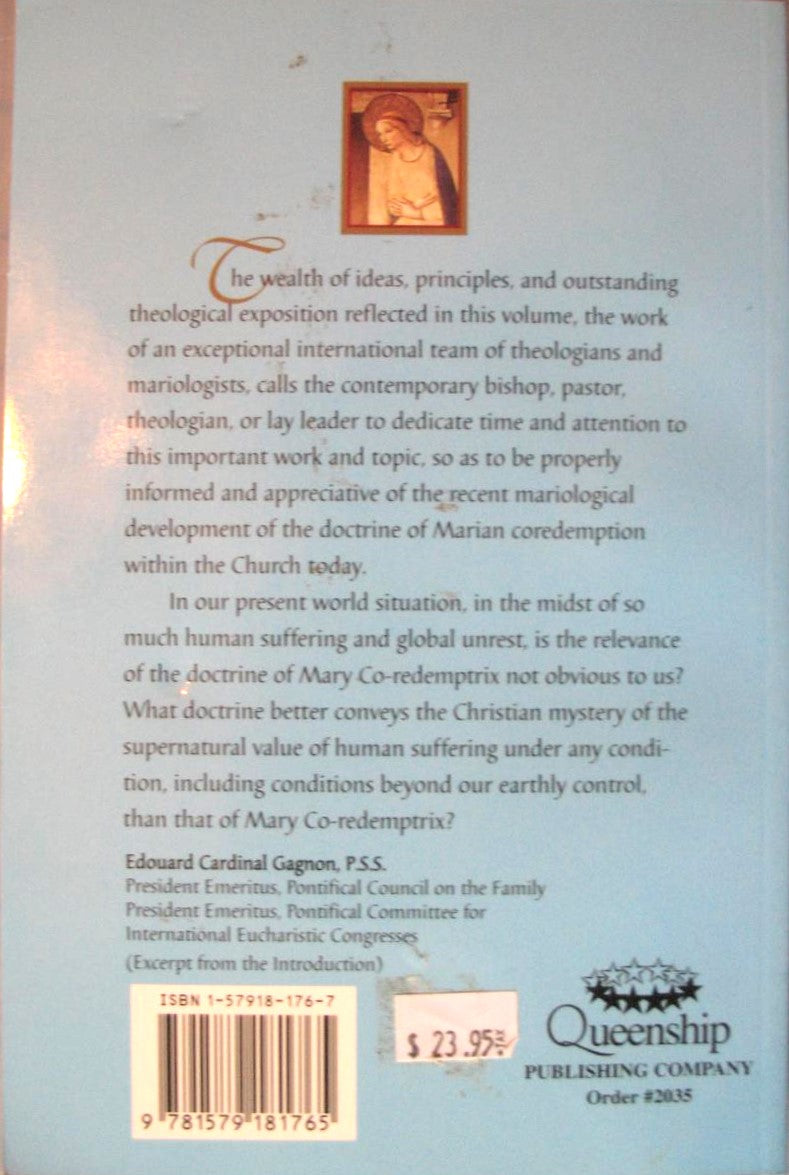 Mary Co-redemptrix Doctrinal Issues Today