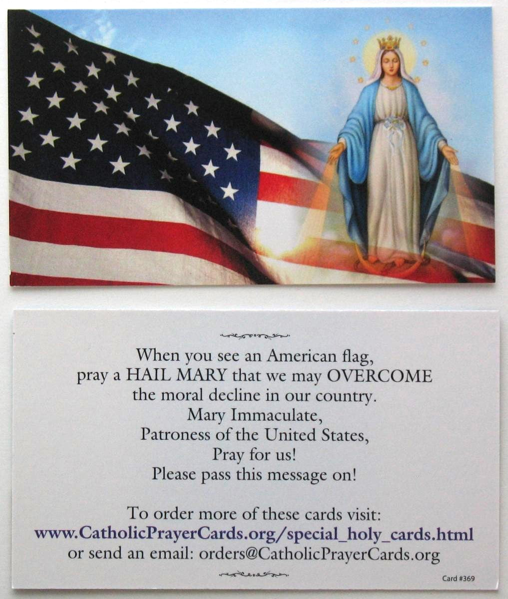 Coated Cardstock - Our Lady (Group 2) - Bulk Pricing Available!