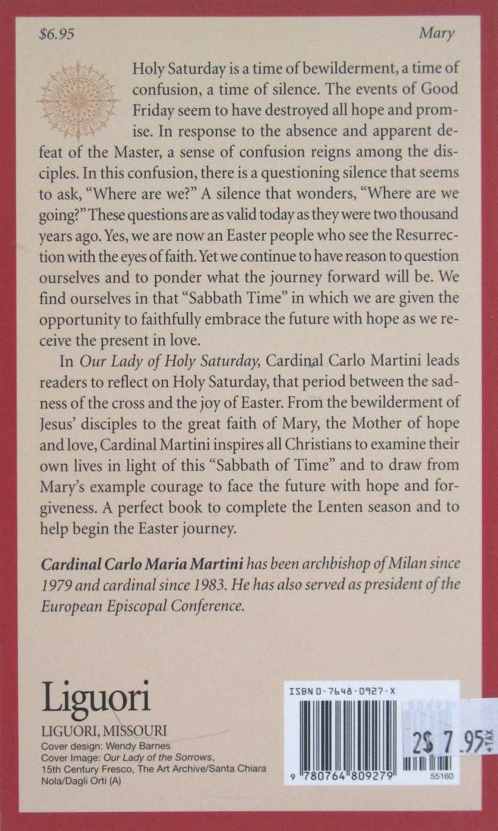 Our Lady of Holy Saturday