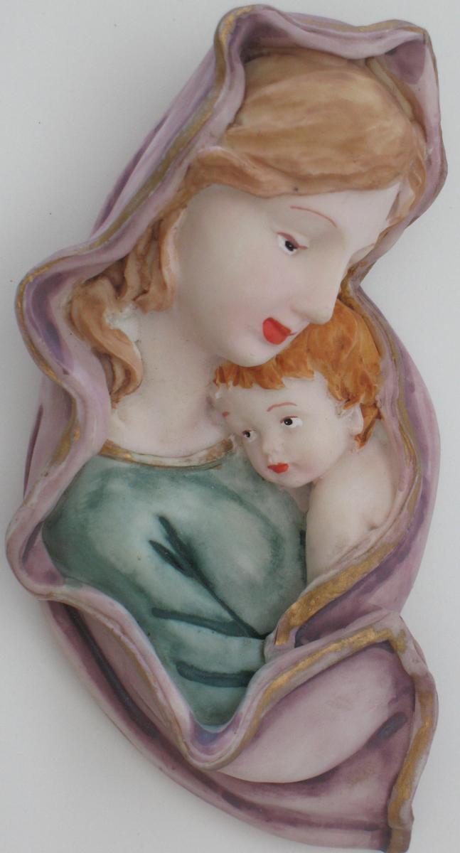 Madonna & Child Wall Plaque