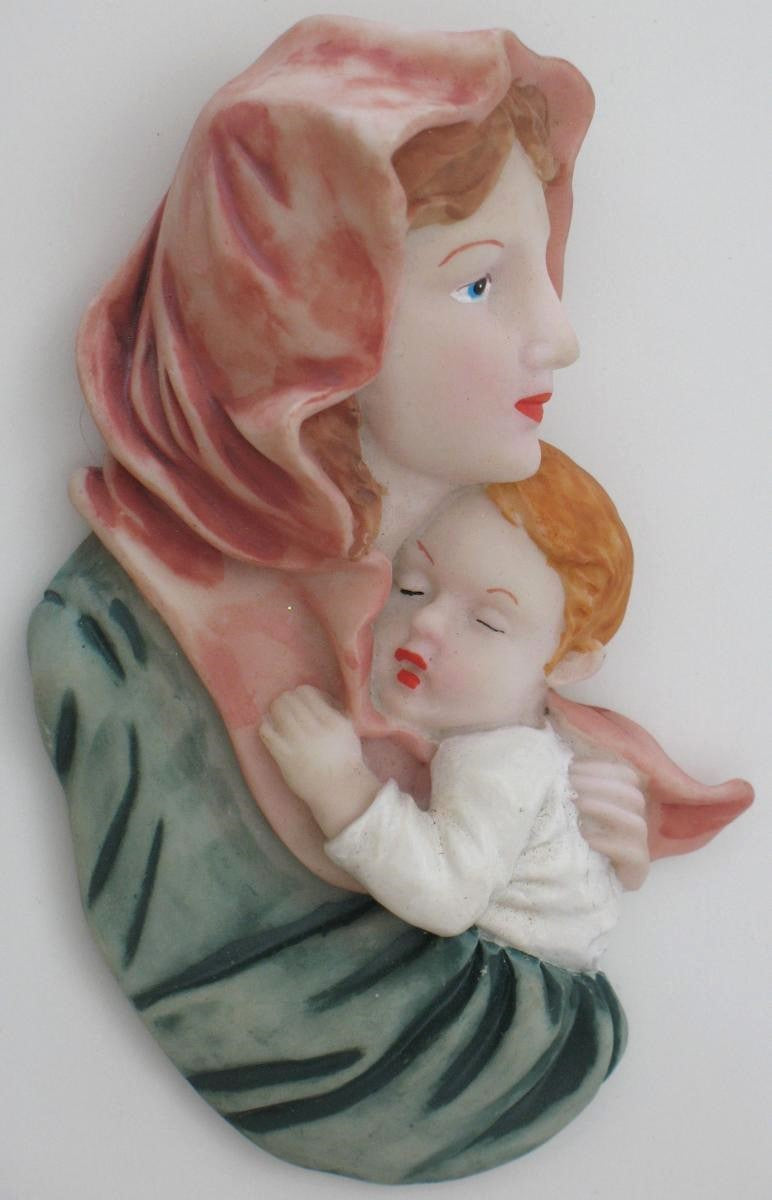 Madonna & Child Wall Plaque