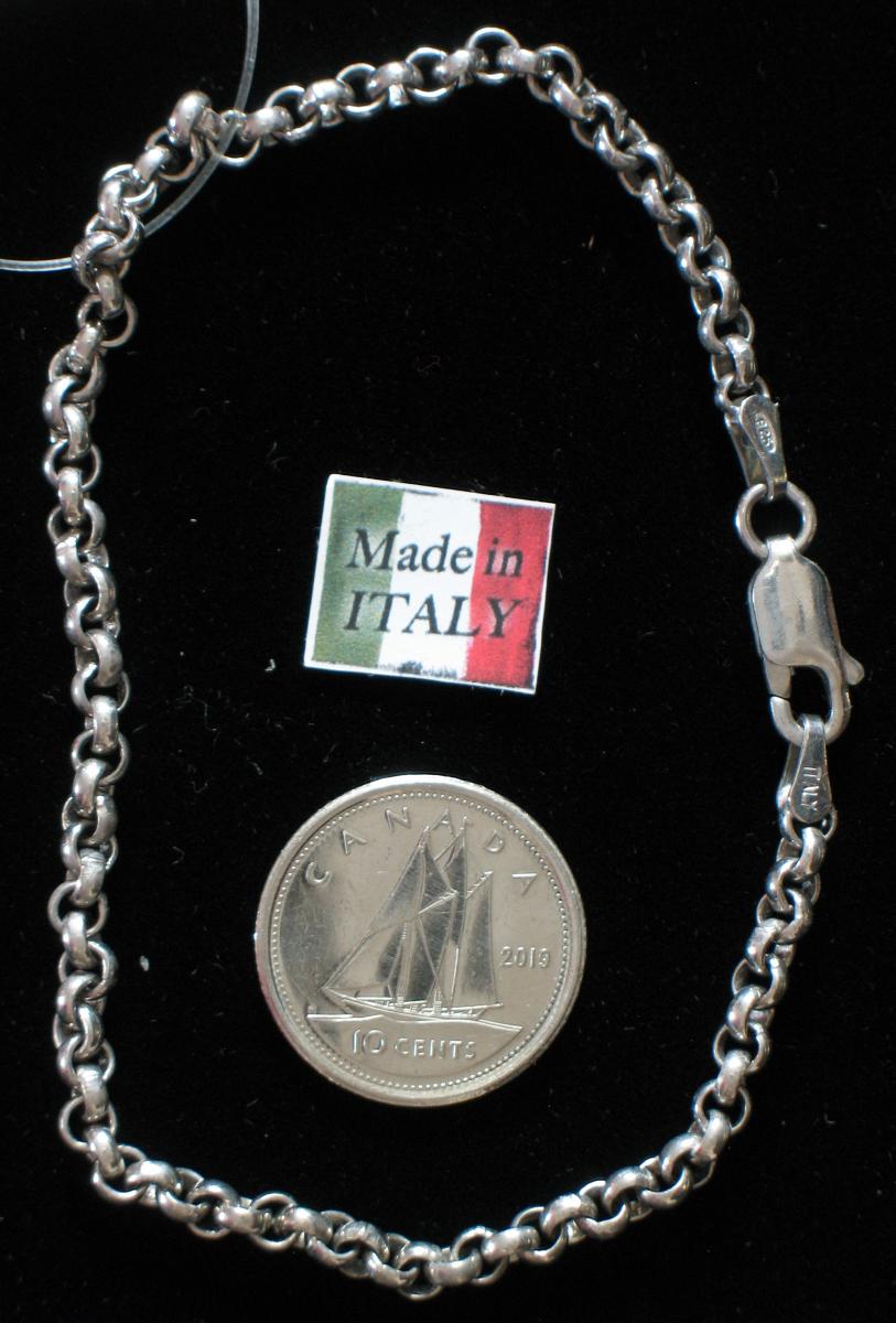 Bracelet - Rolo Bracelet 7.5in Sterling Silver