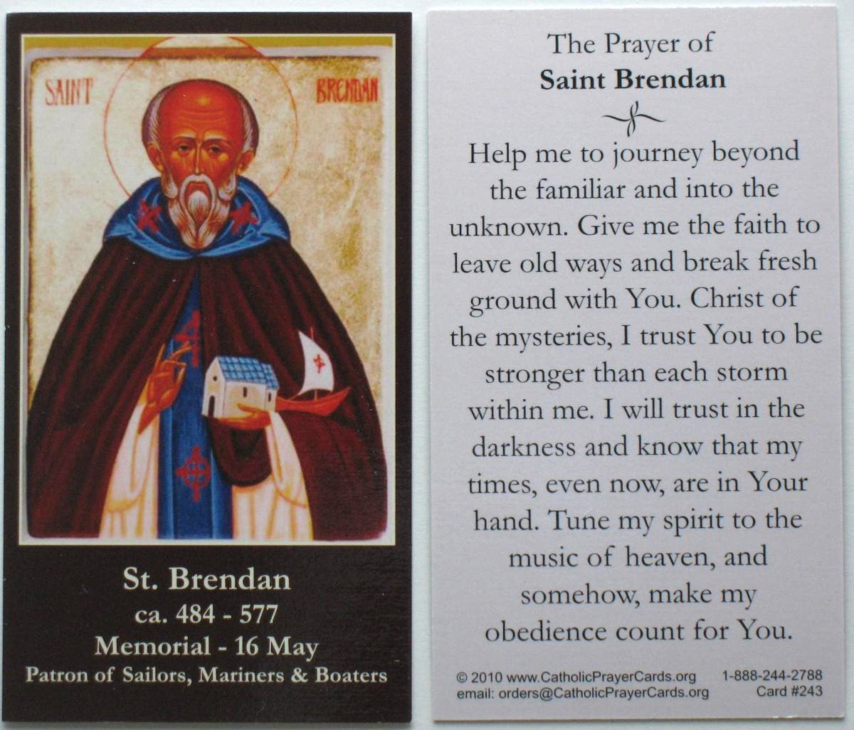 Coated Cardstock - Male Saints / Holy Men (B) - Bulk Pricing Available!