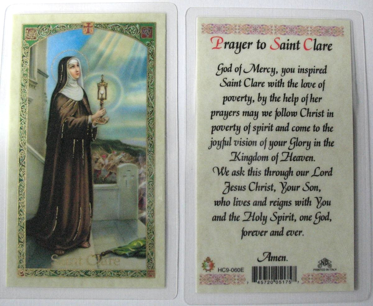 Laminated - St. Clare