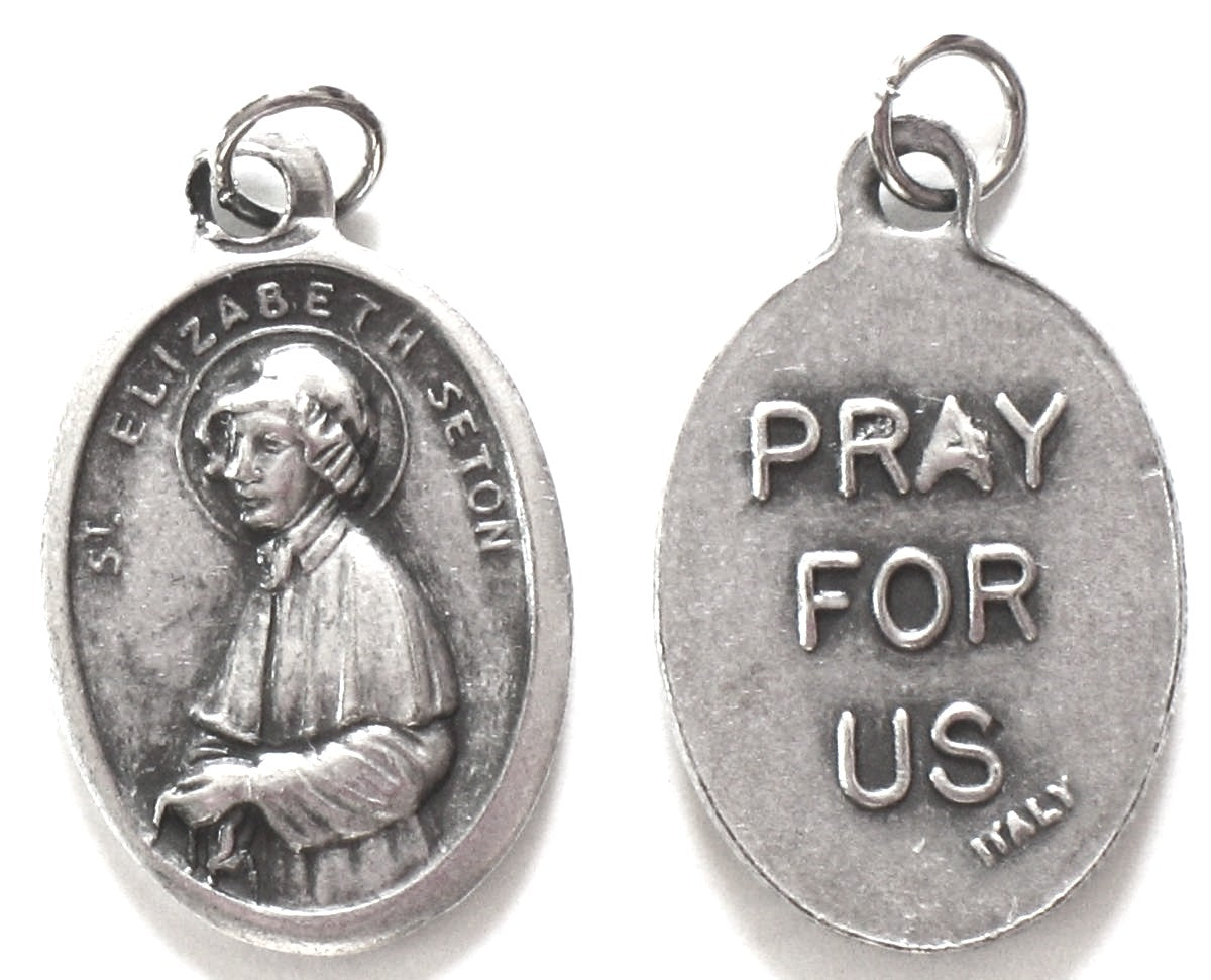 Oxidized Medal -Female Saints (A-I)