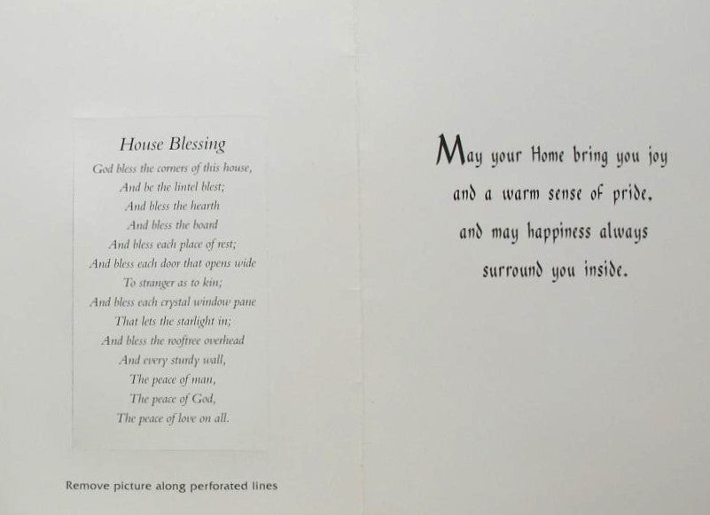 New Home Greeting Card - St. Joseph