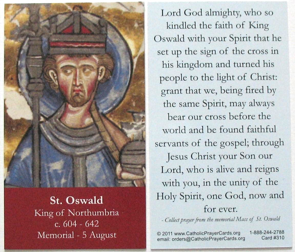 Coated Cardstock - Male Saints / Holy Men (K-O) - Bulk Pricing Available!