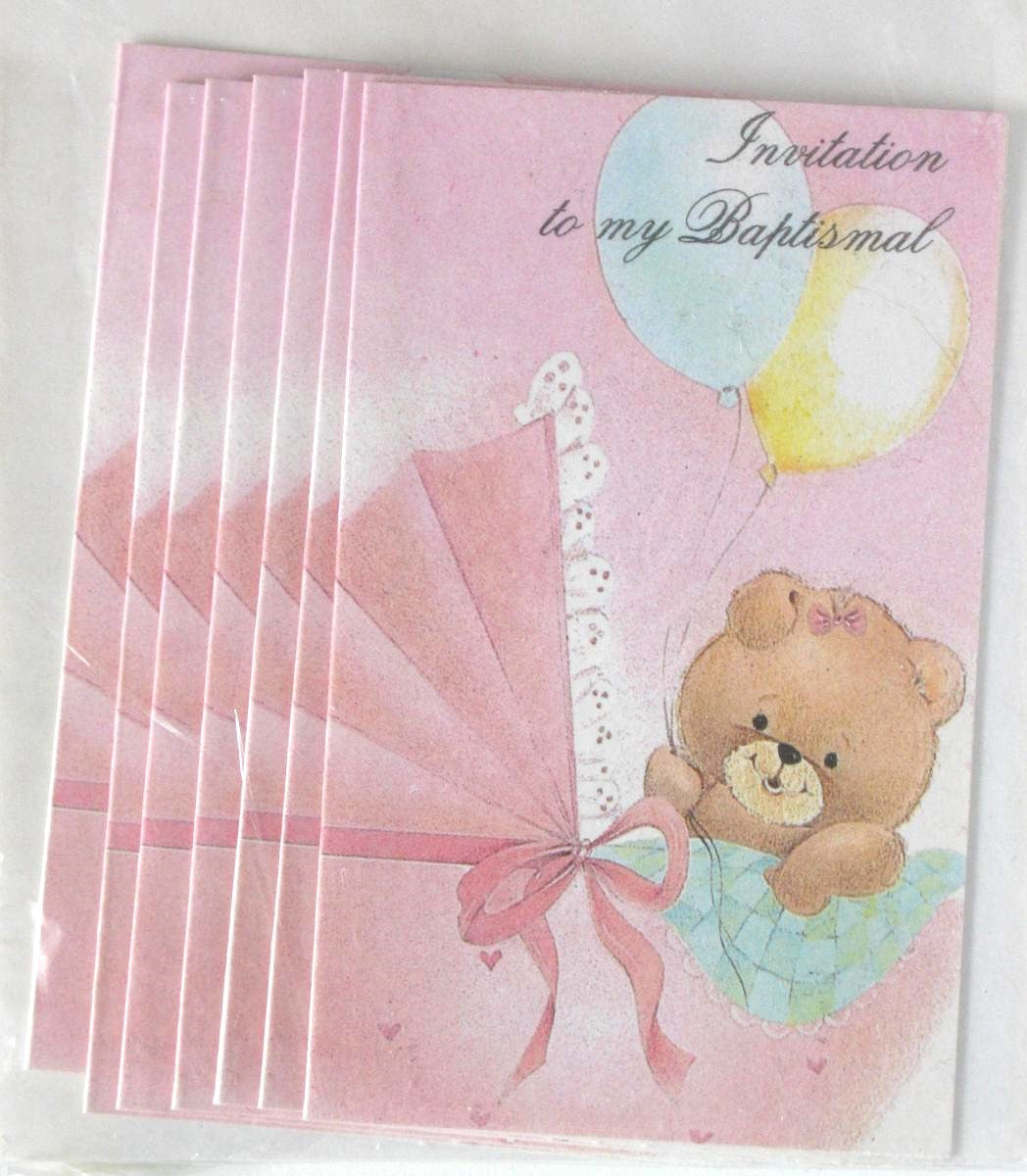 Invitation to my Baptism - Package of 8 - One Design