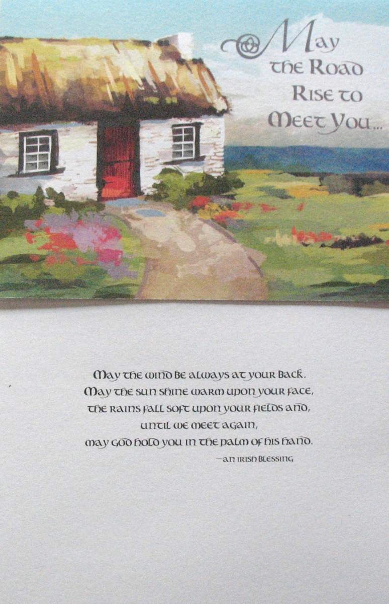 Irish Blessing Greeting Card by snail's pace