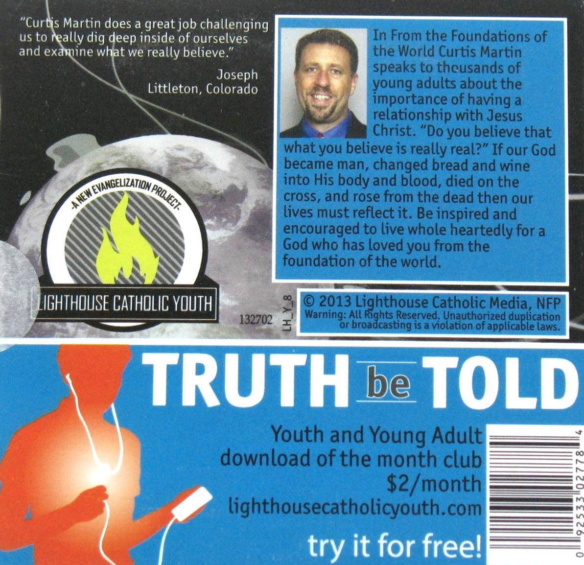 From the Foundation of the World - CD Talk by Curtis Martin