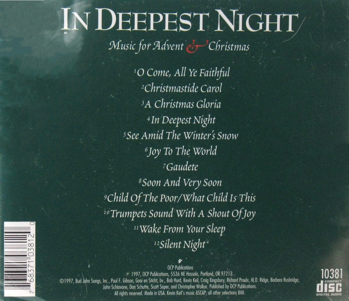 In Deepest Night - Music CD for Advent & Christmas
