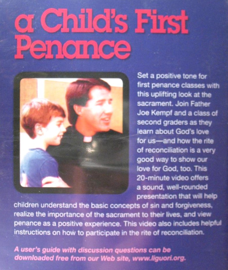 A Child's First Penance - DVD